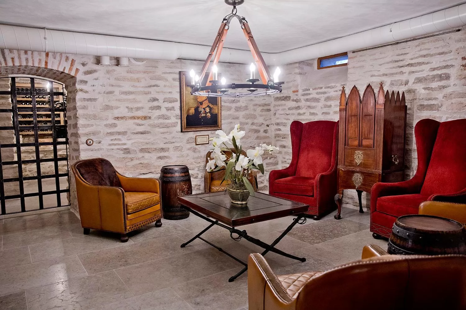 Seating area in Schloss Fall, Keila-Joa