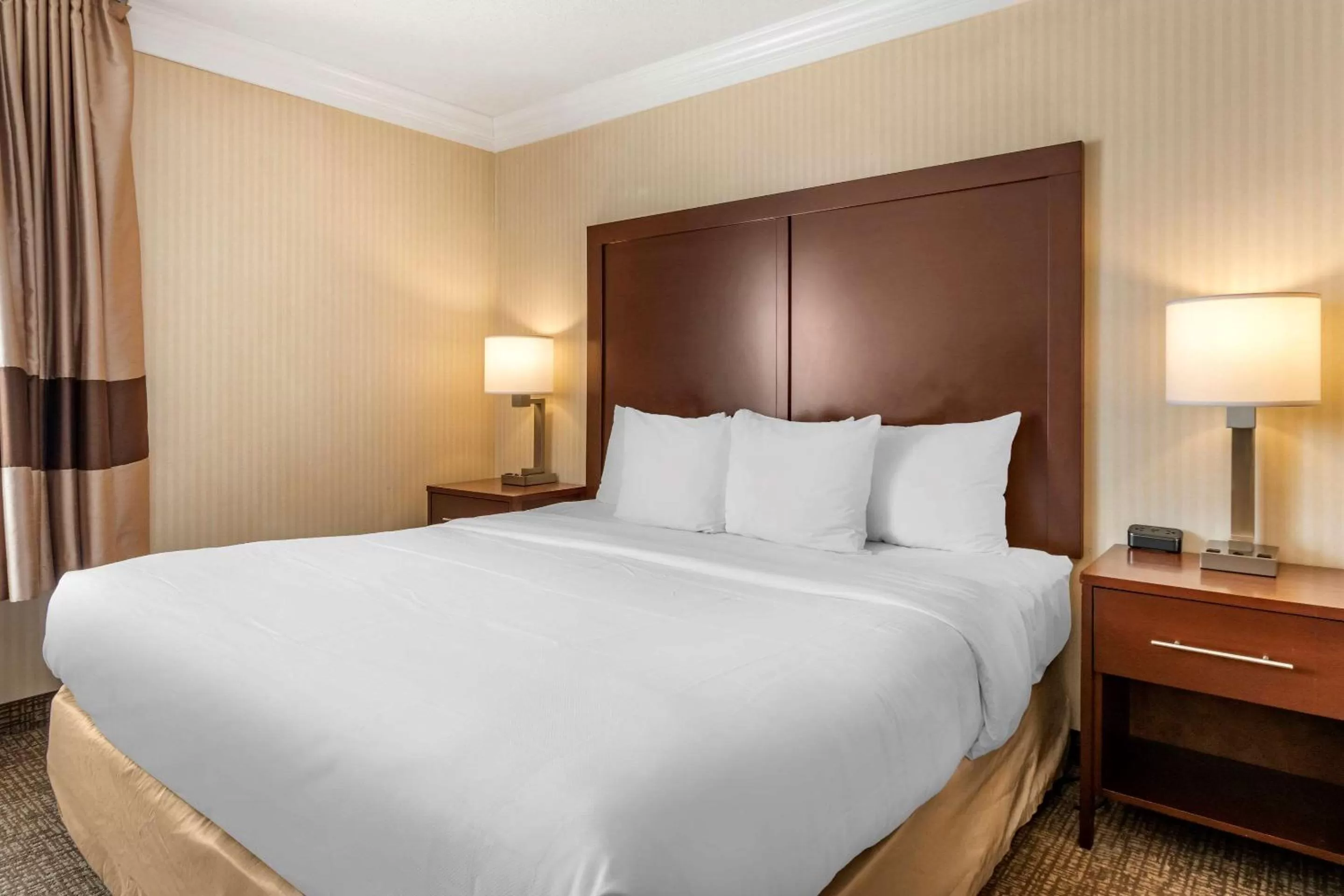 Photo of the whole room, Bed in Comfort Suites Downtown Carlisle