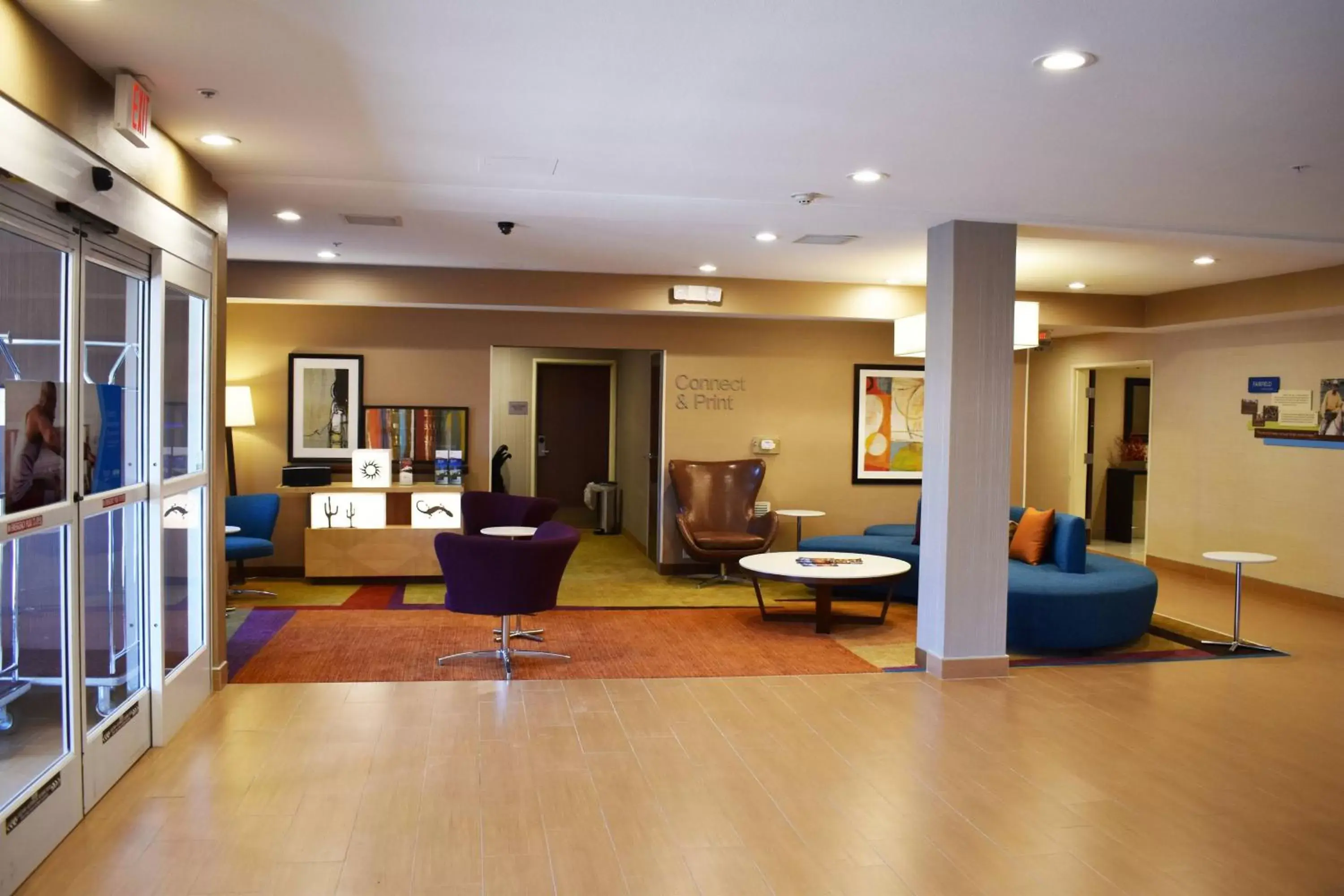 Lobby or reception, Lobby/Reception in Fairfield Inn & Suites by Marriott Albuquerque Airport