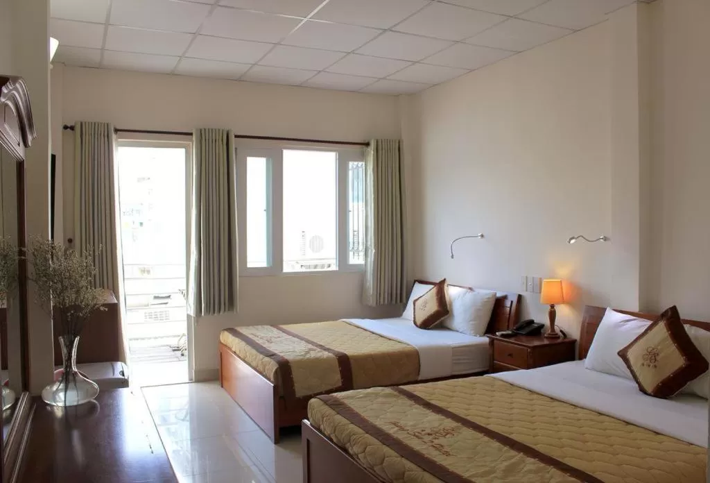 Property building, Bed in The Alley Saigon Hotel