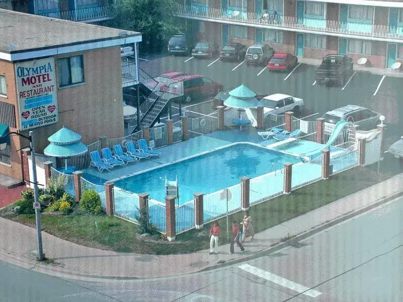 Bird's eye view, Pool View in Olympia Motel