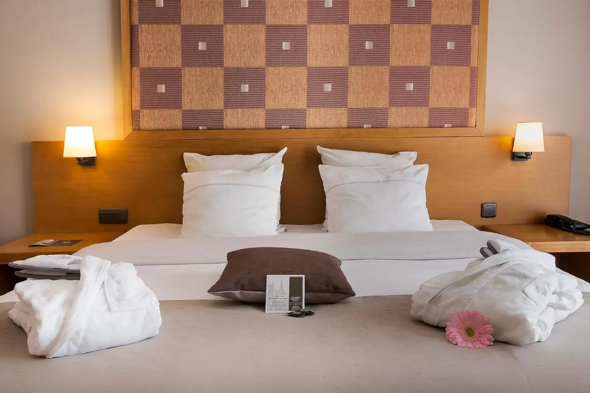 Bed in Hotel Quartier Latin