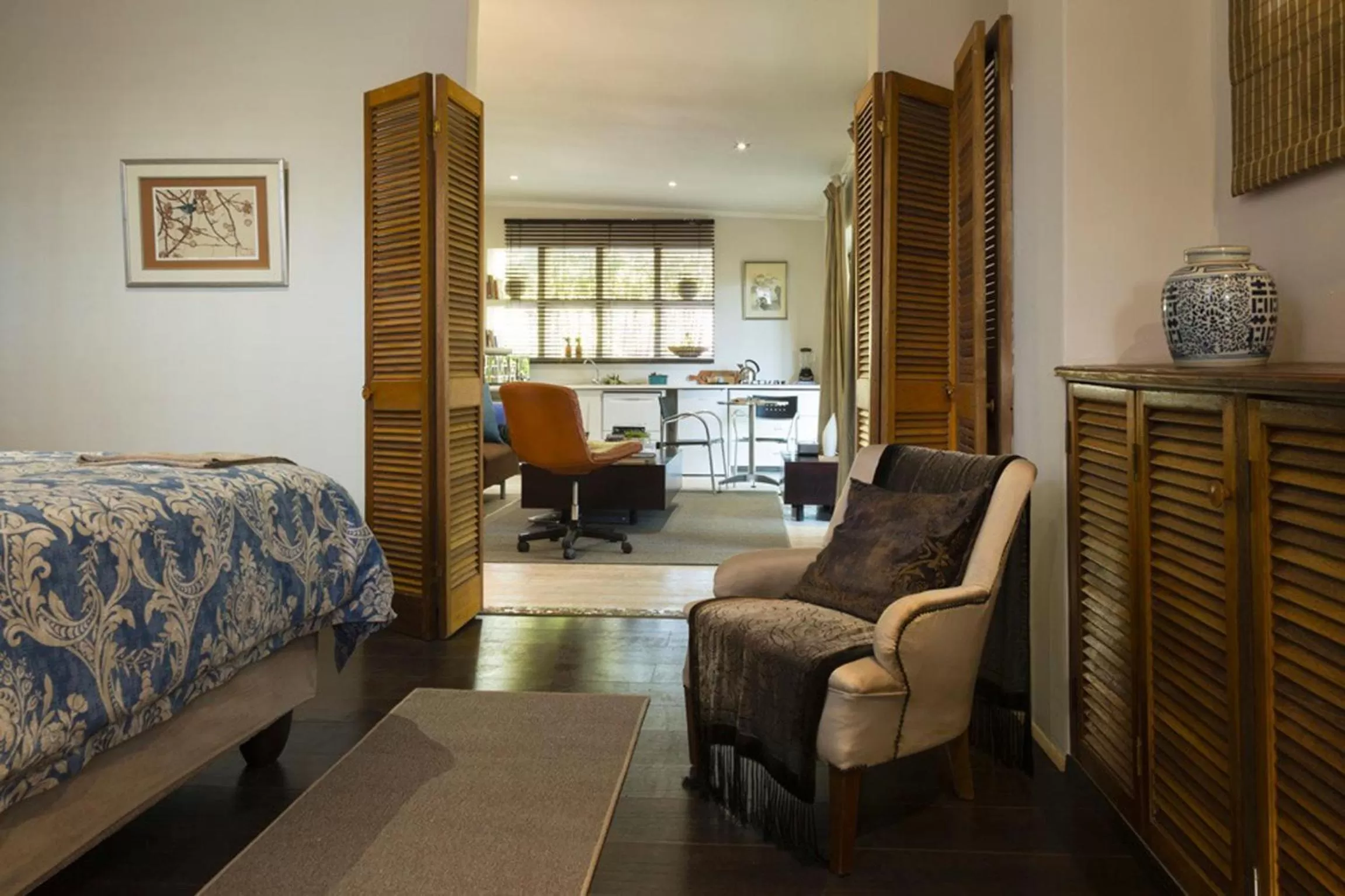 Bedroom, Seating Area in Craighall Garden Guest House