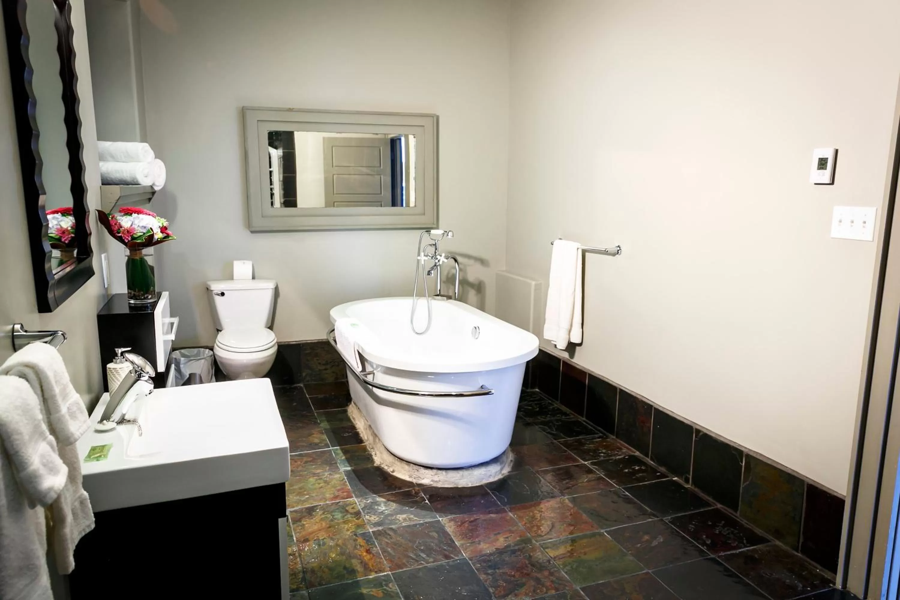 Bathroom in Blue on Water