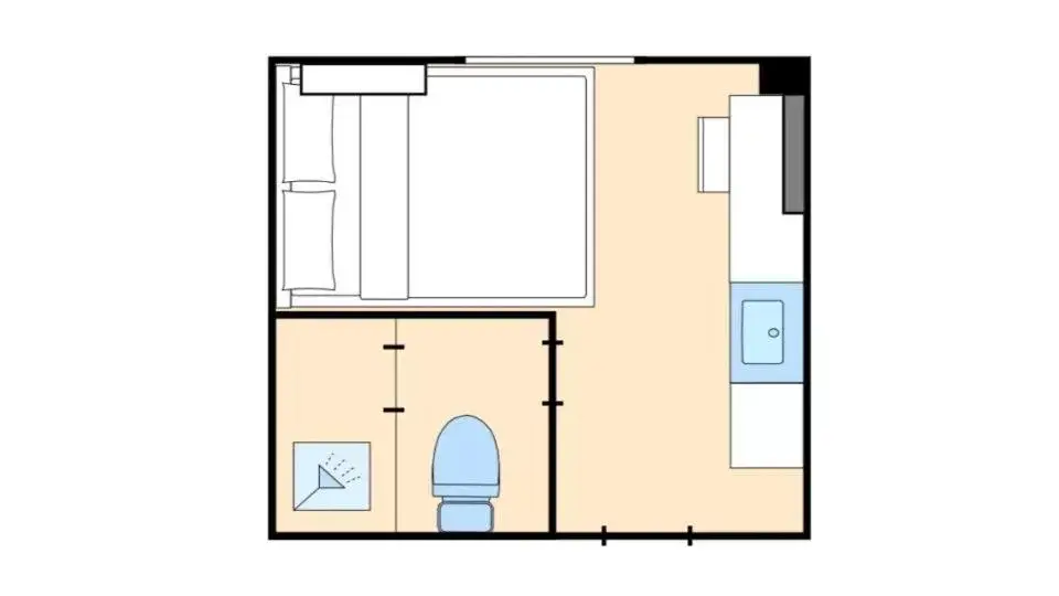 Floor Plan in Hotel Ninestates Hakata