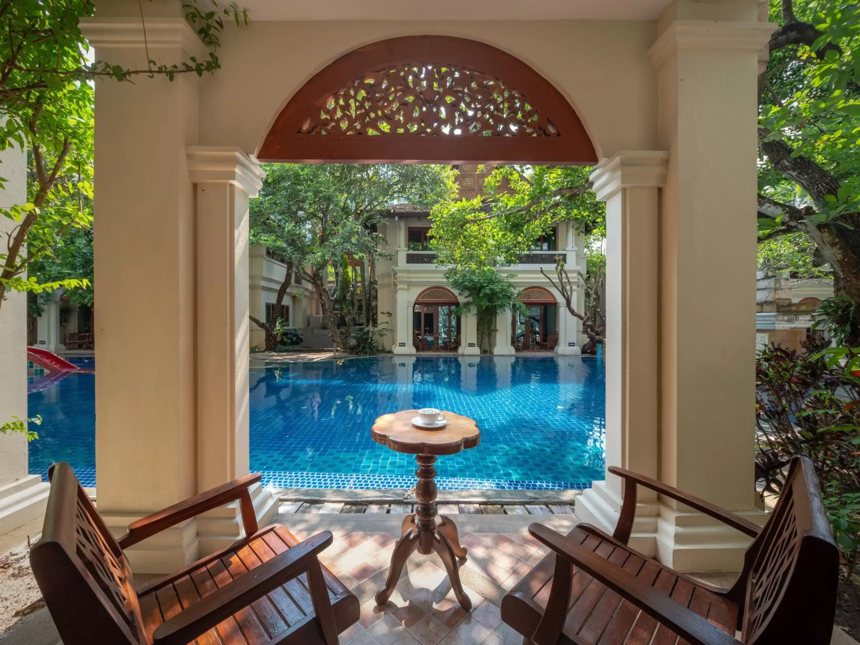 Bedroom, Swimming Pool in Centara Khum Phaya Resort & Spa, Centara Boutique Collection