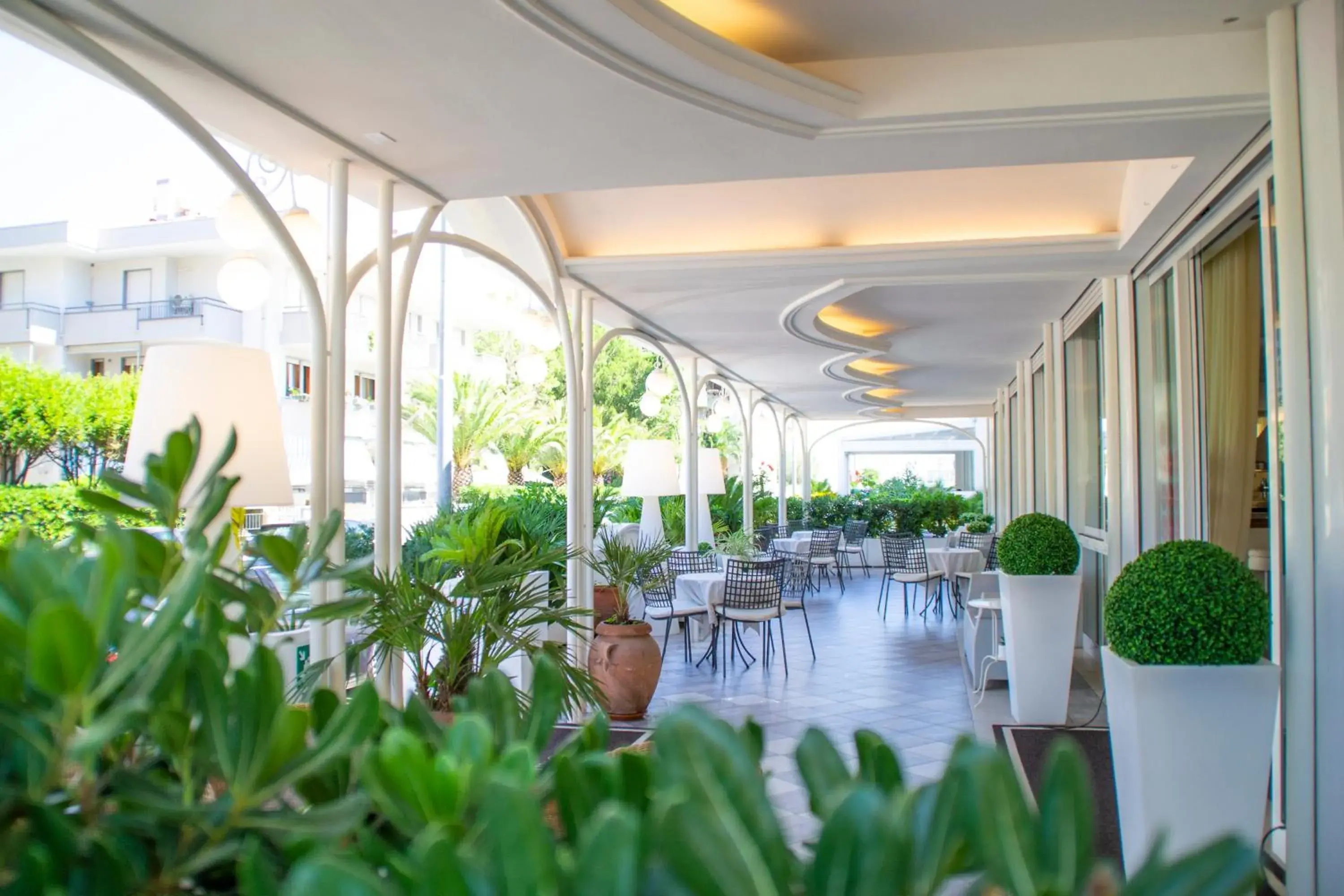 Balcony/Terrace, Restaurant/Places to Eat in Hotel Darsena