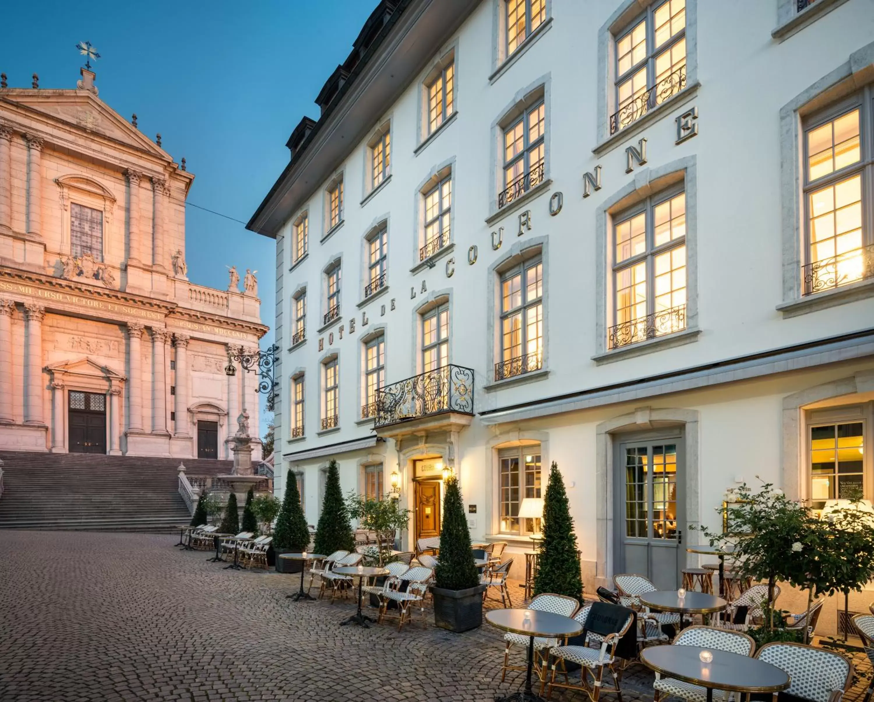 Facade/entrance in Boutique Hotel La Couronne