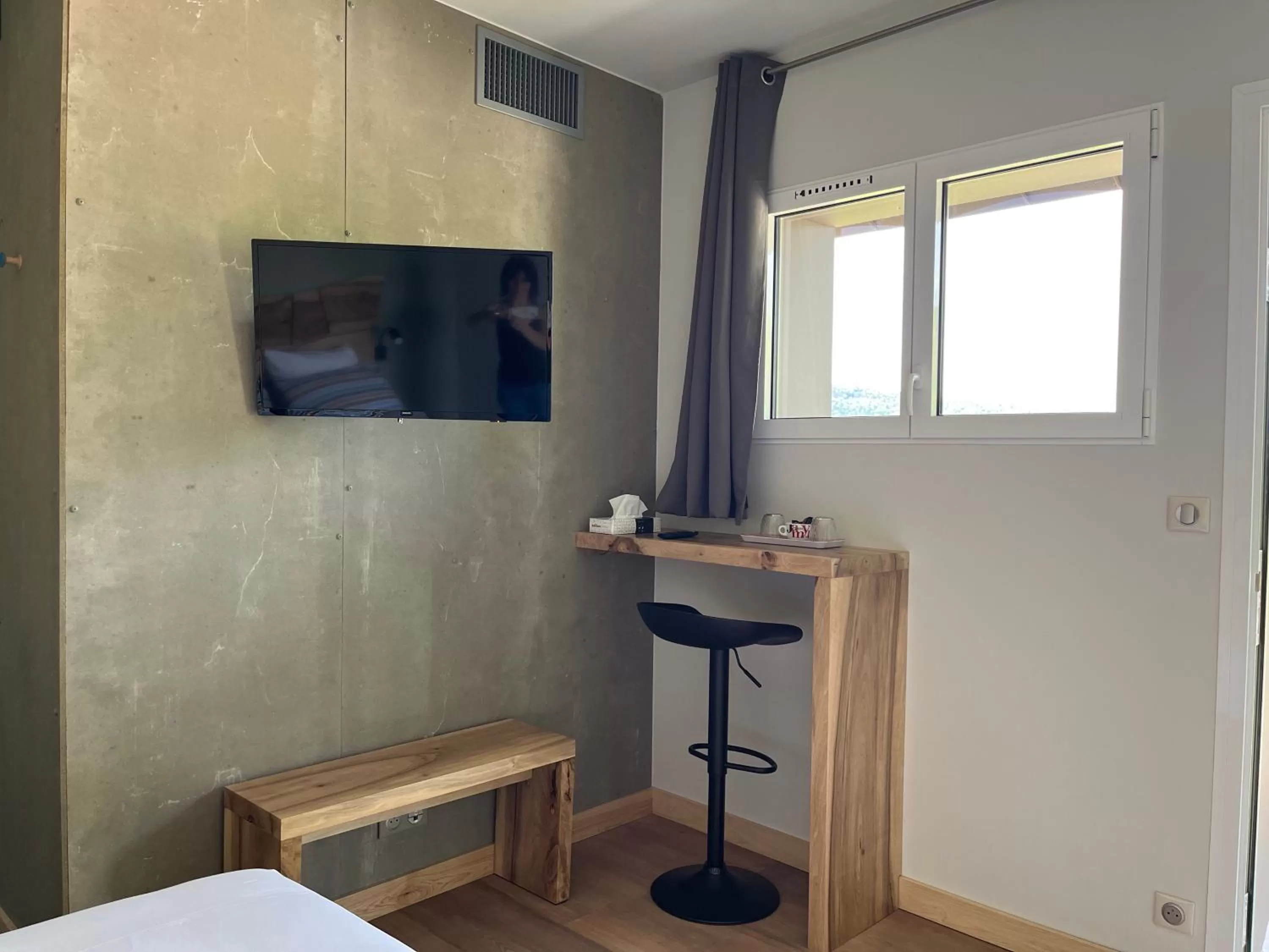 Bed in Hôtel En Tilleul