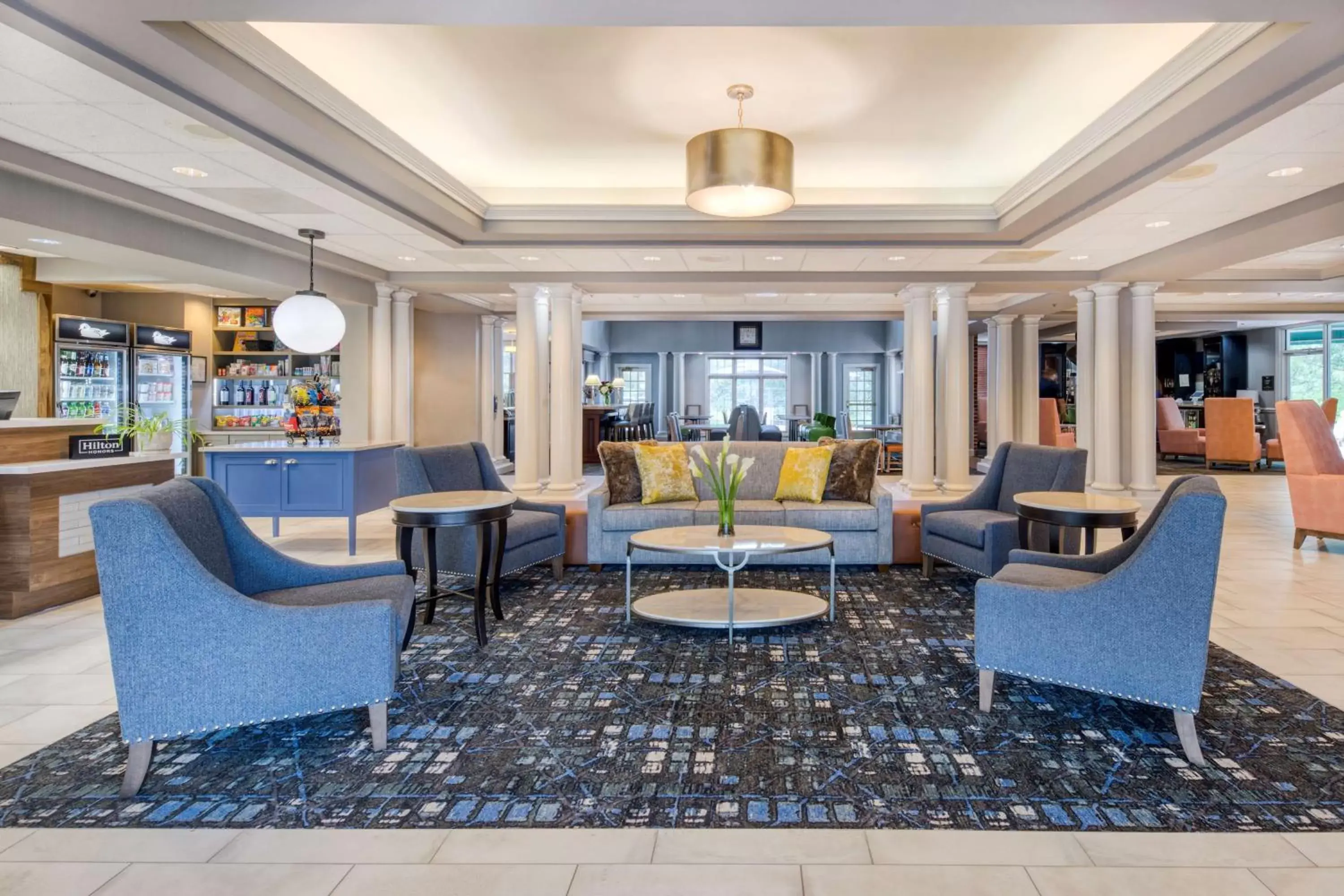 Lobby or reception, Lounge/Bar in Homewood Suites by Hilton Olmsted Village
