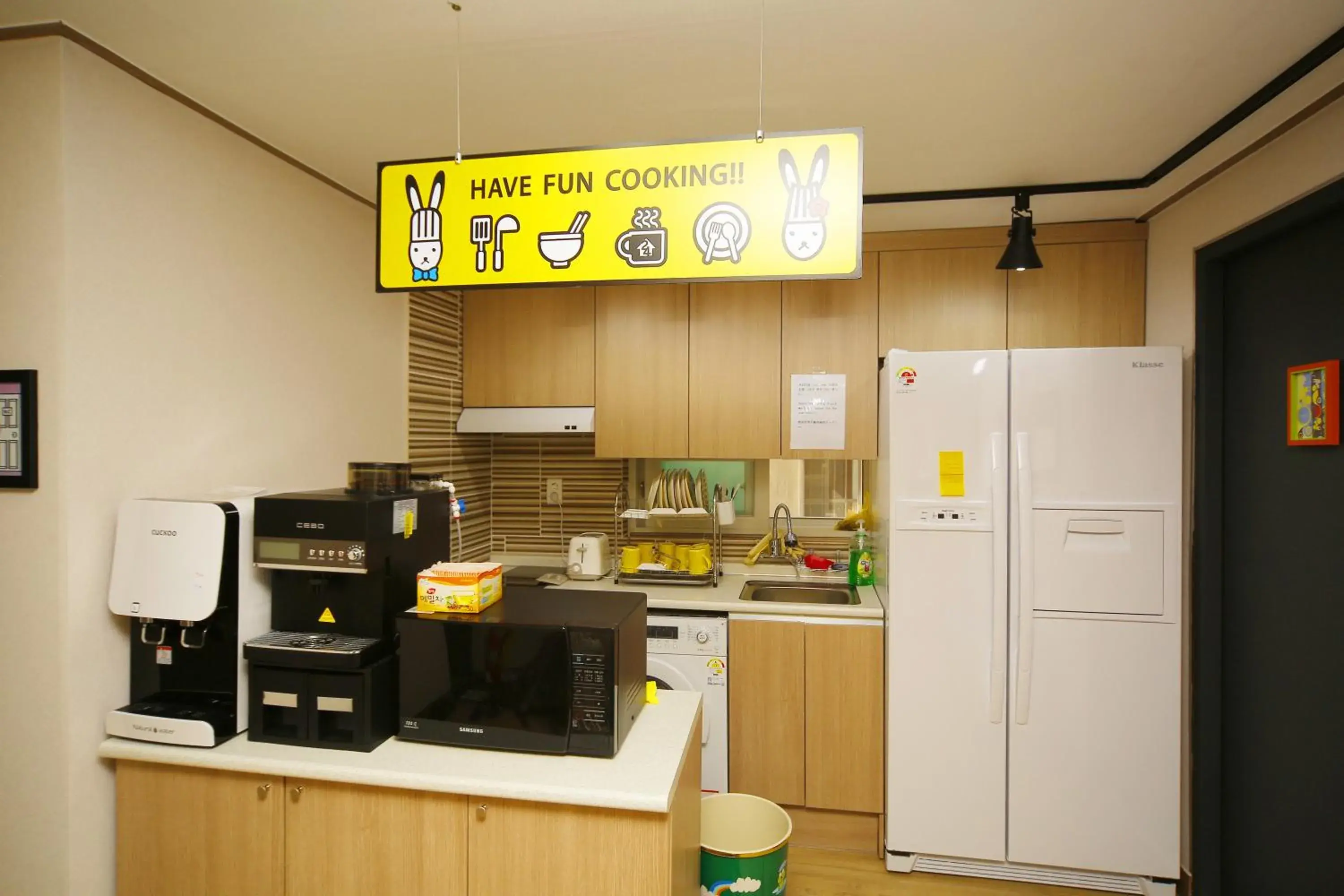 Kitchen or kitchenette, Kitchen/Kitchenette in 24 Guesthouse KyungHee University