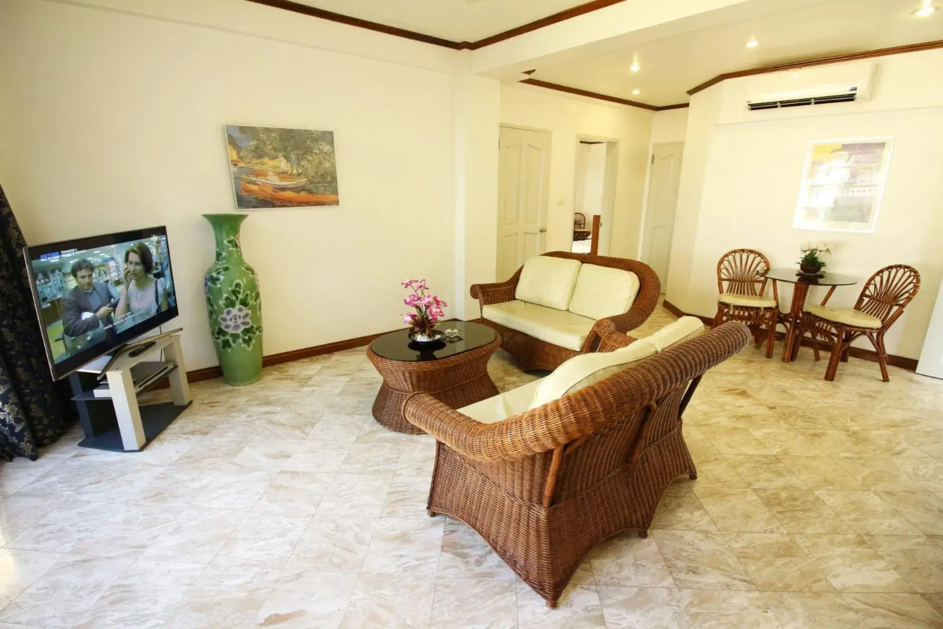 Living room in Mermaid Resort and Dive Center Living room in Mermaid Resort and Dive Center