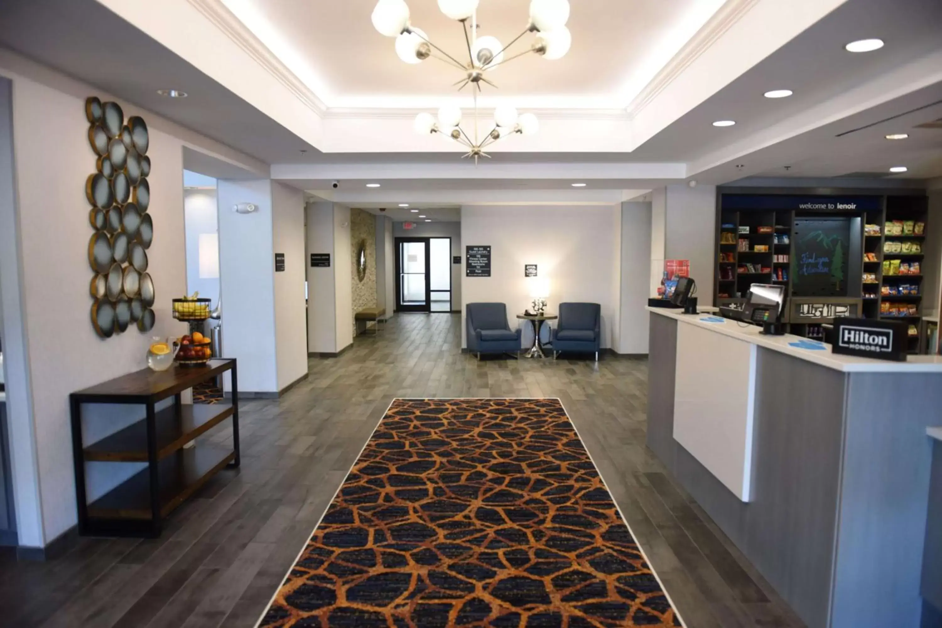 Lobby or reception in Hampton Inn & Suites Lenoir, NC
