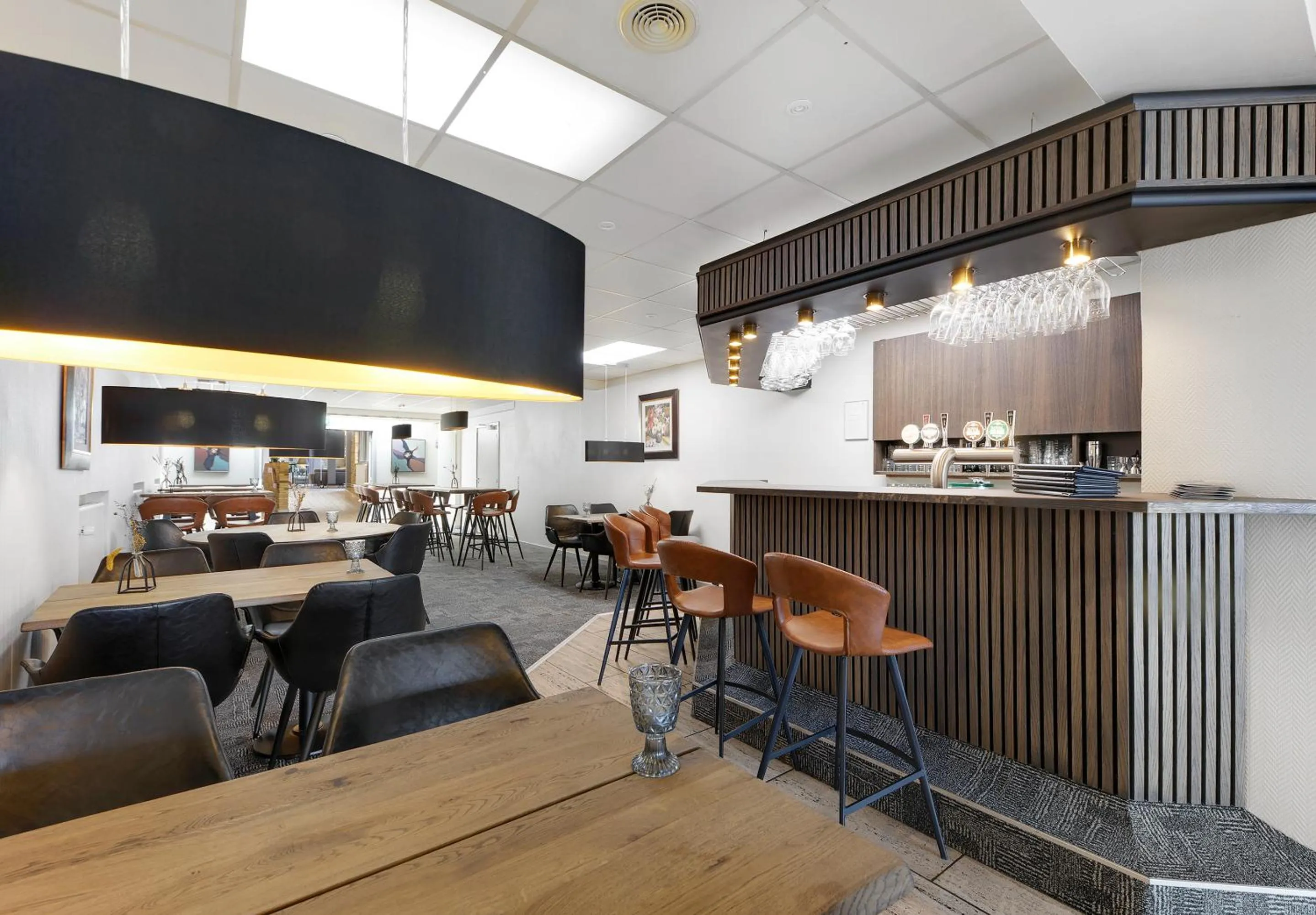 Lounge or bar in Østergaards Hotel