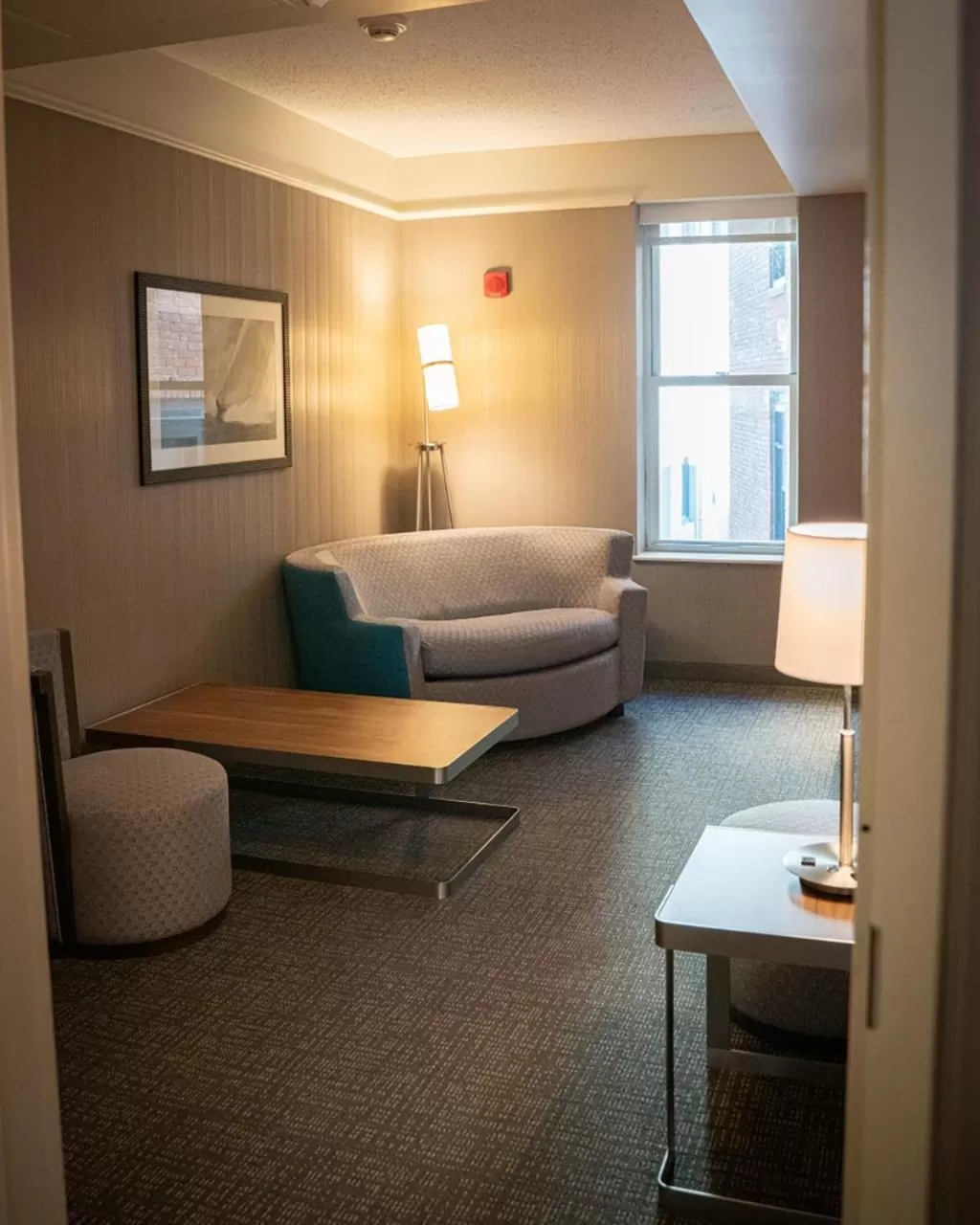 Seating area in Courtyard Boston Copley Square