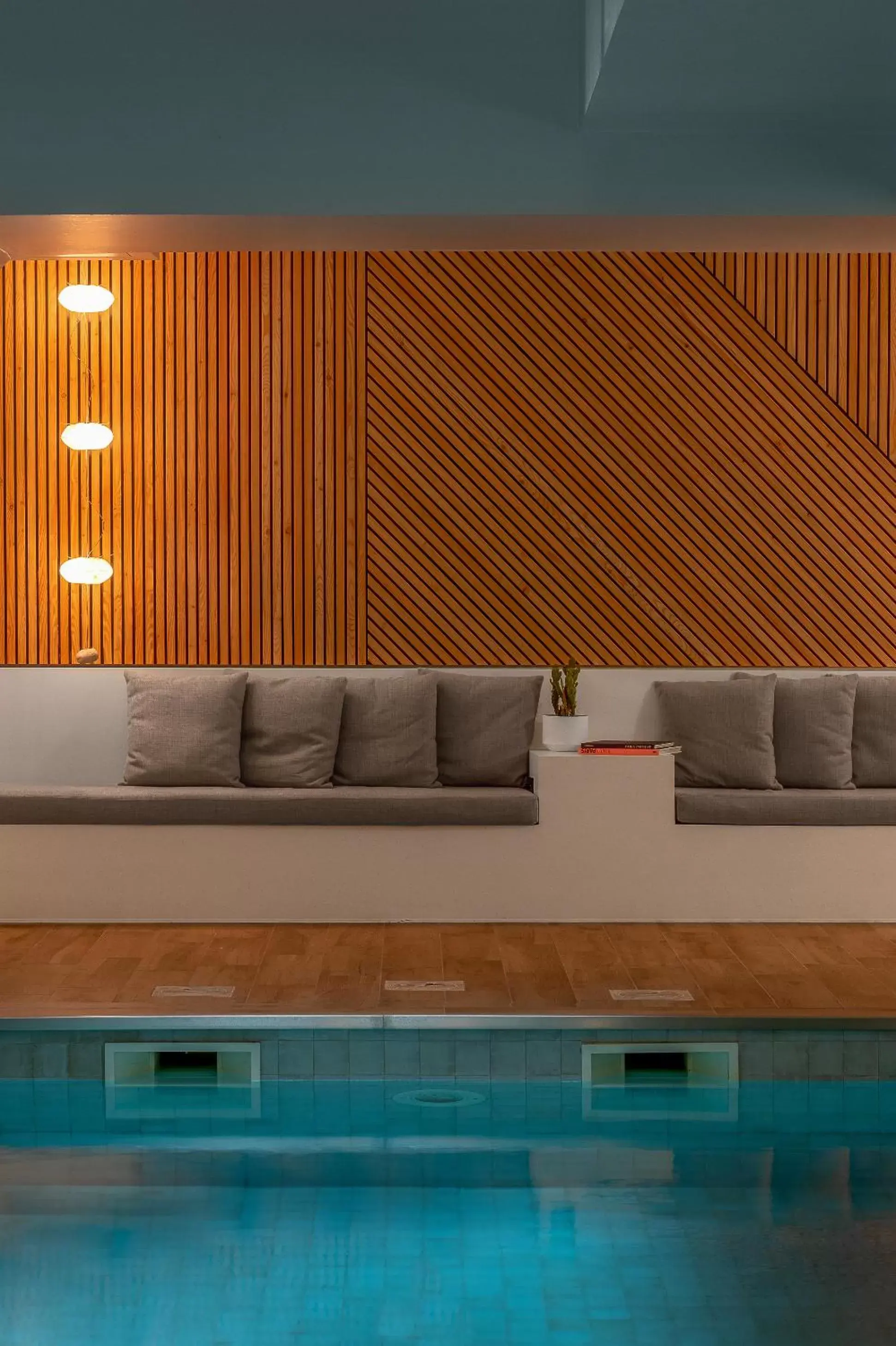 Decorative detail, Swimming Pool in Lyric Hotel Paris Opera