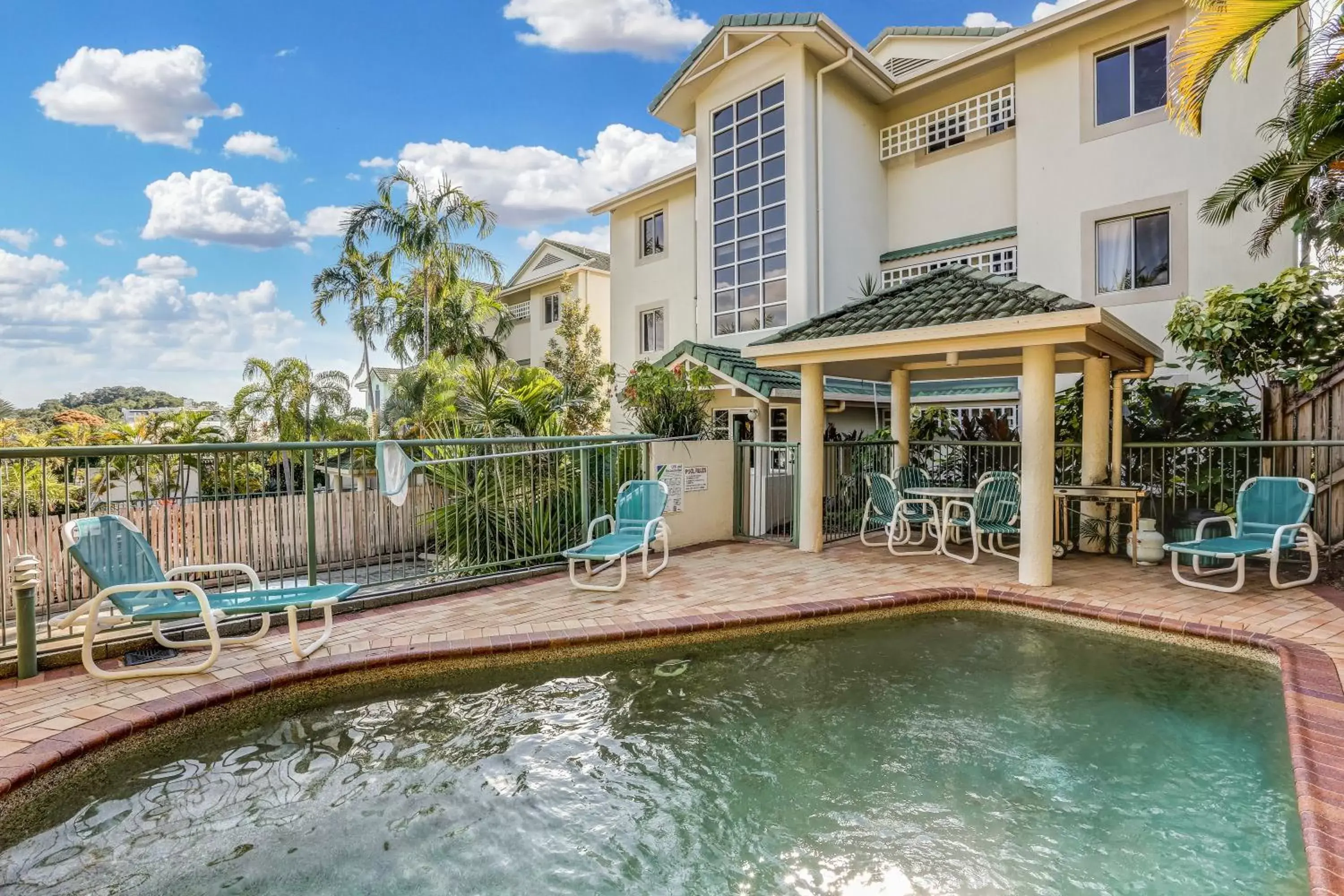 Property building, Swimming Pool in On The Beach