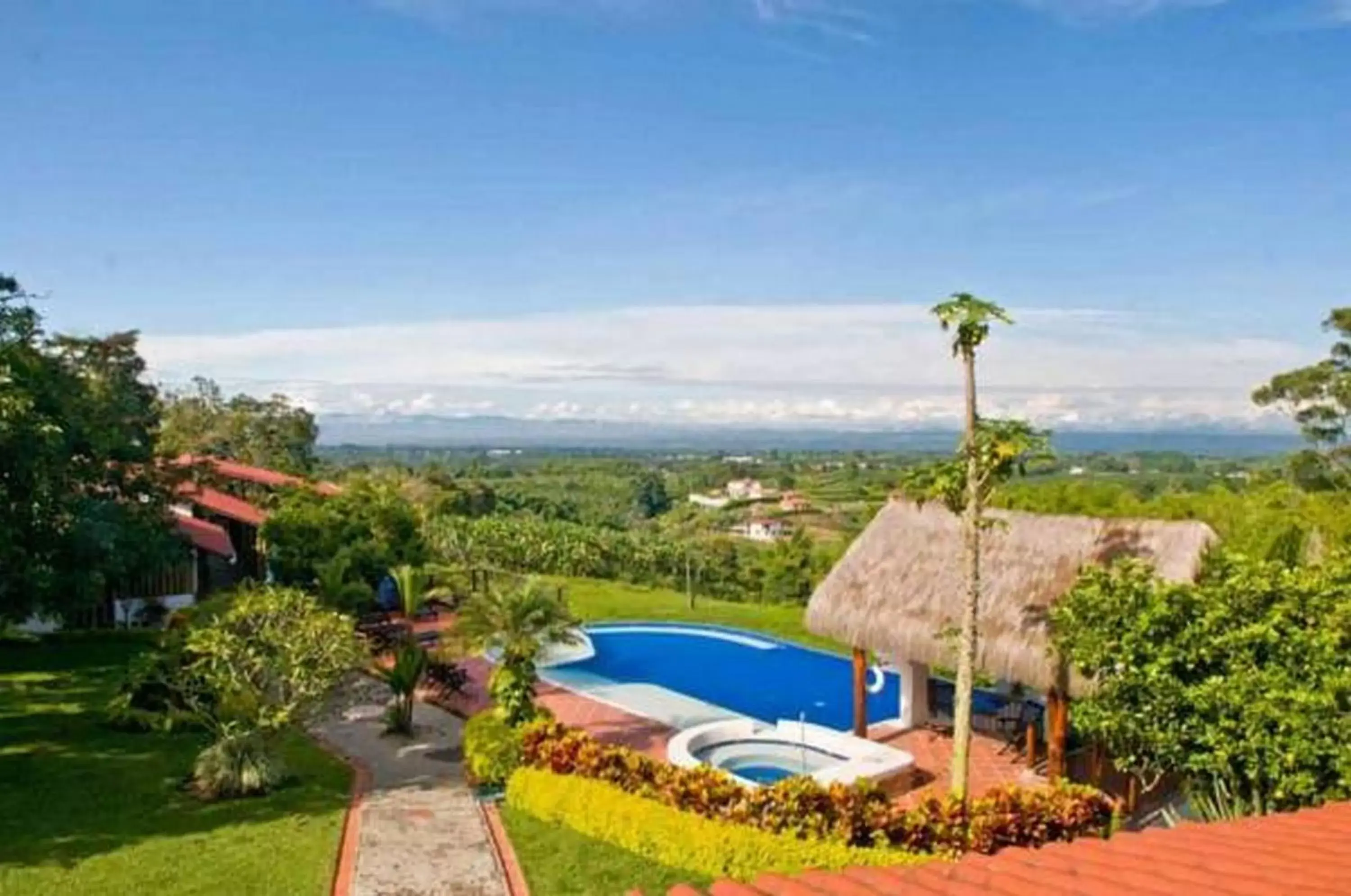 Swimming pool, Pool View in Hotel Hacienda Combia