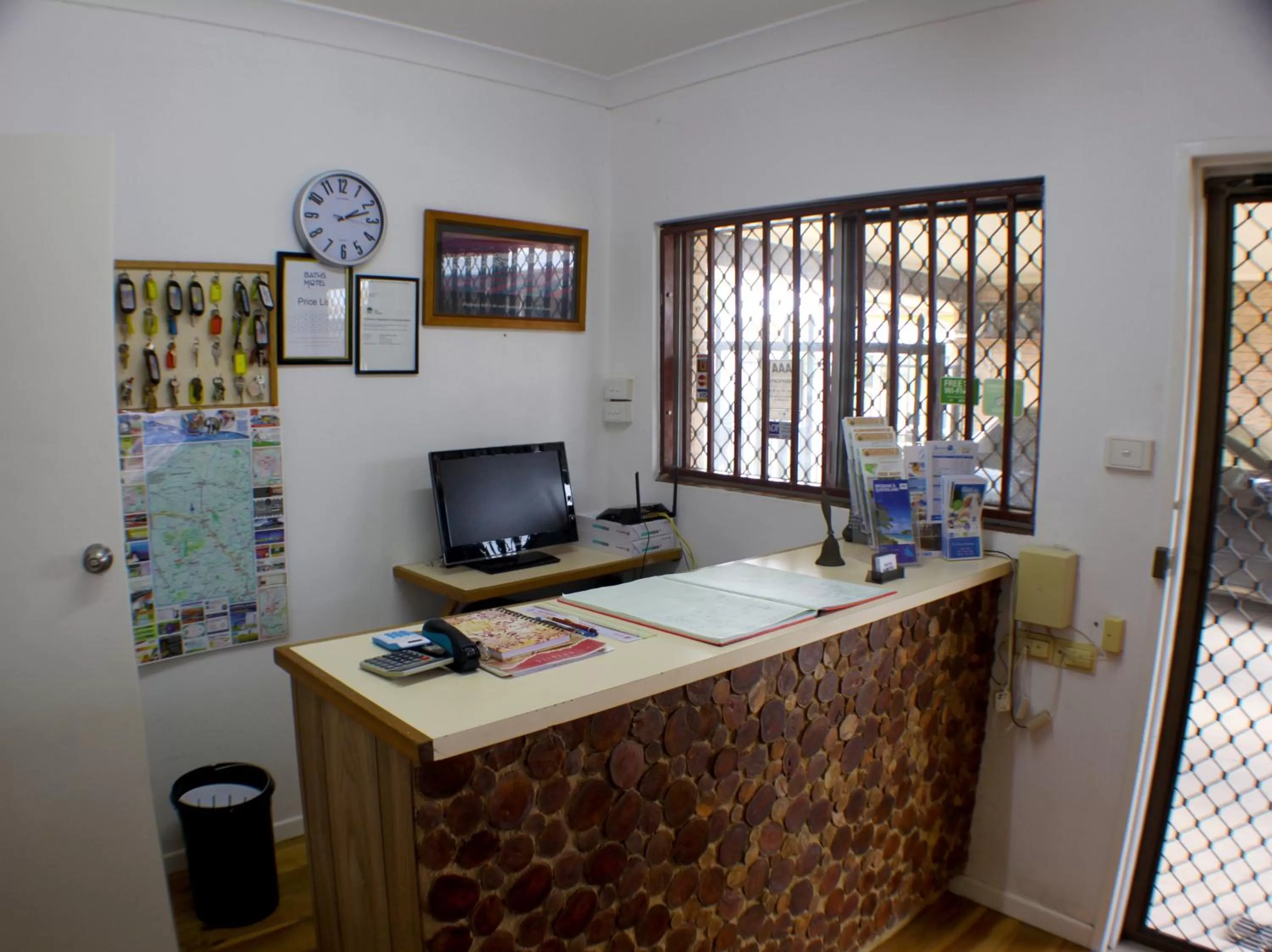 Lobby or reception in Baths Motel Moree