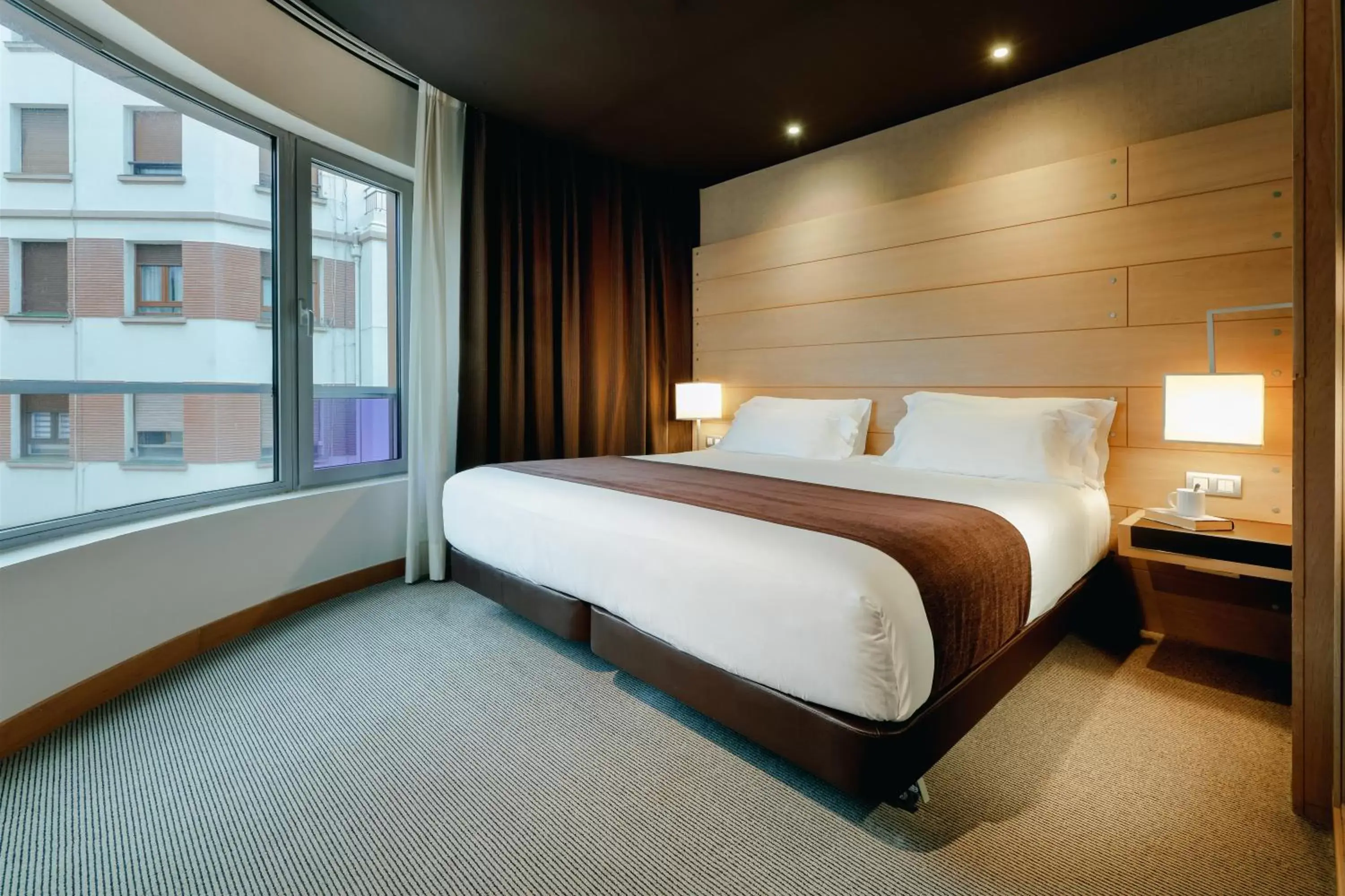 Bedroom, Bed in Hesperia Bilbao Bedroom, Bed in Hesperia Bilbao