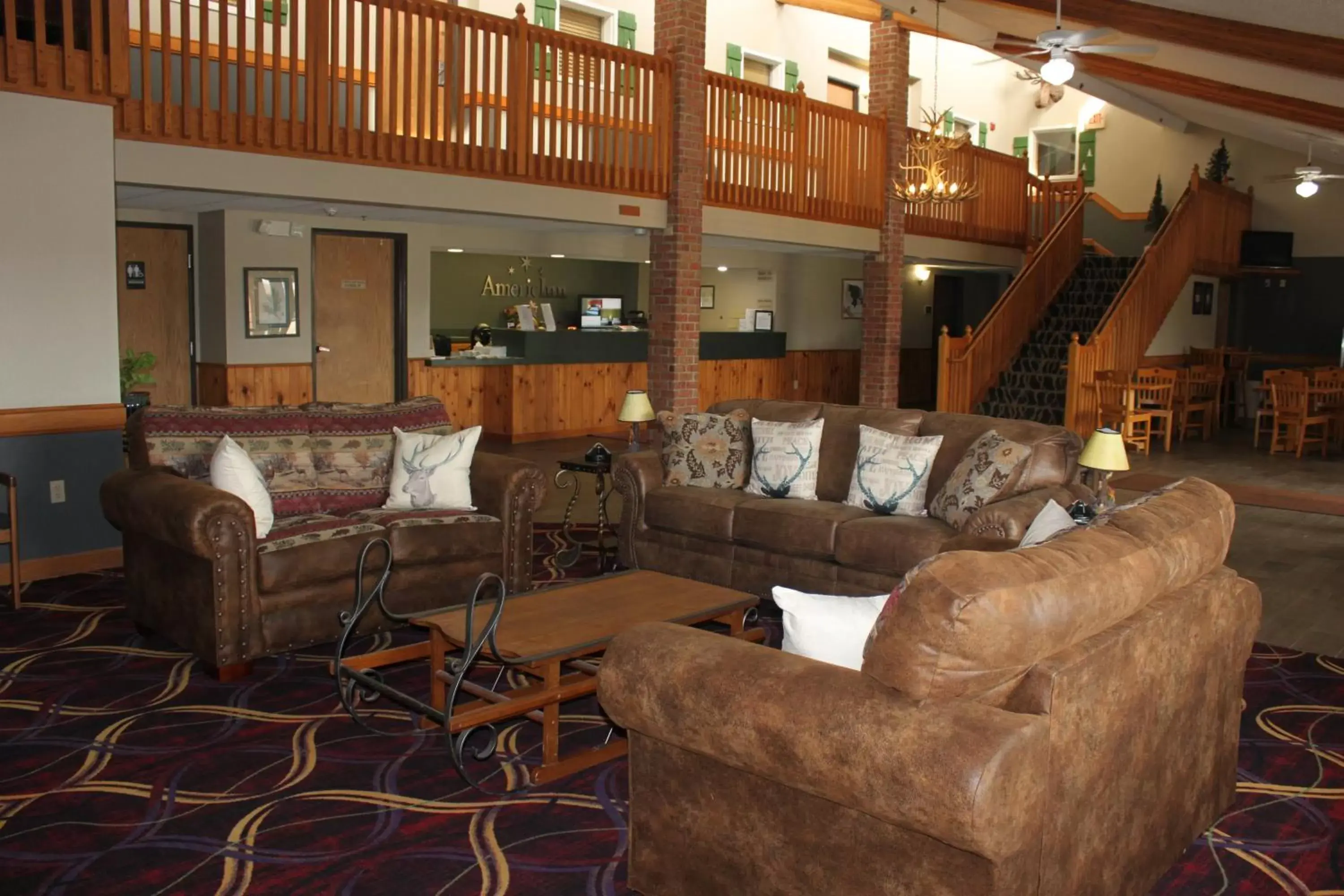 Lobby or reception, Lobby/Reception in AmericInn by Wyndham West Burlington