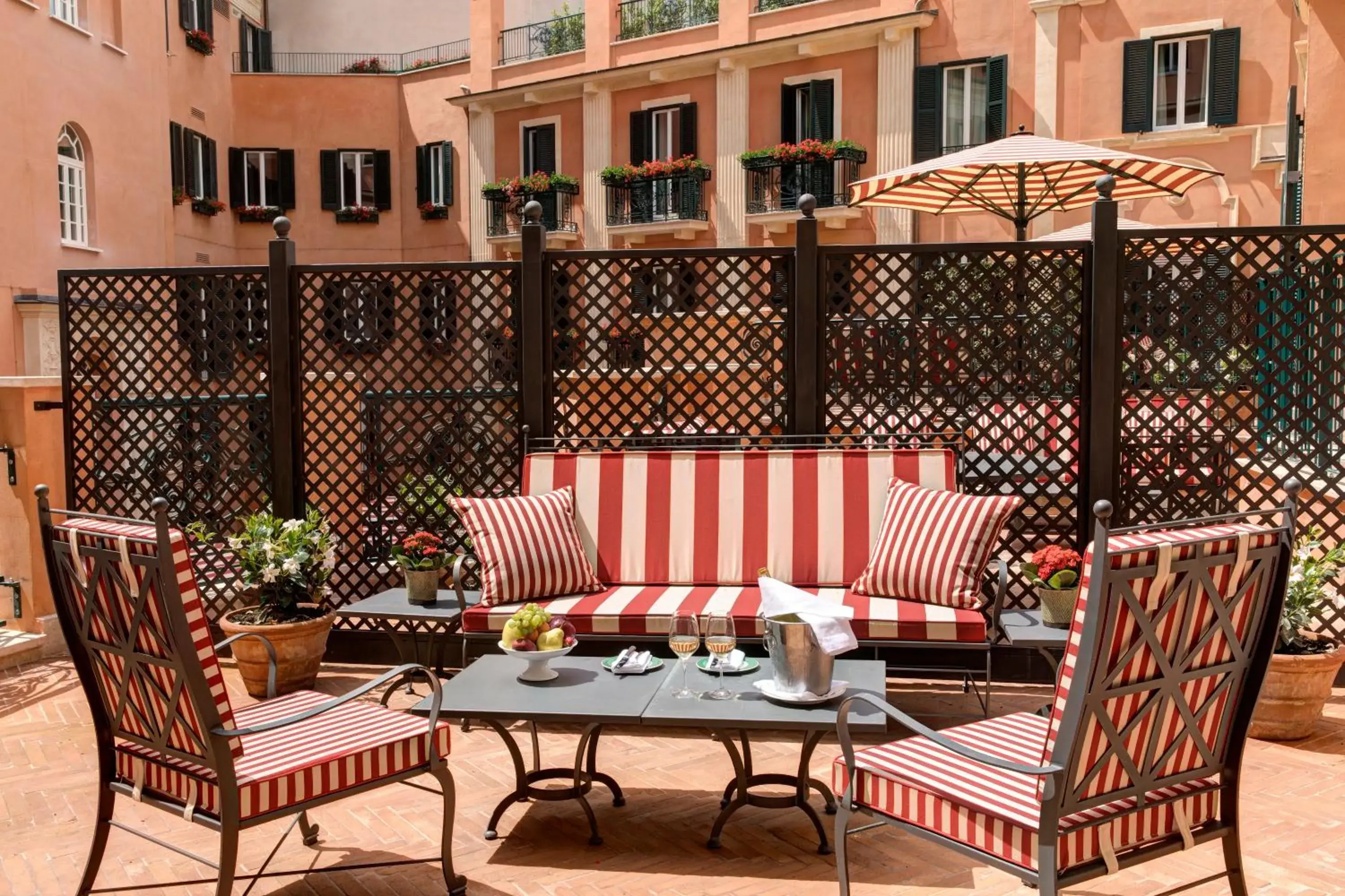 Balcony/Terrace in Rocco Forte Hotel de la Ville