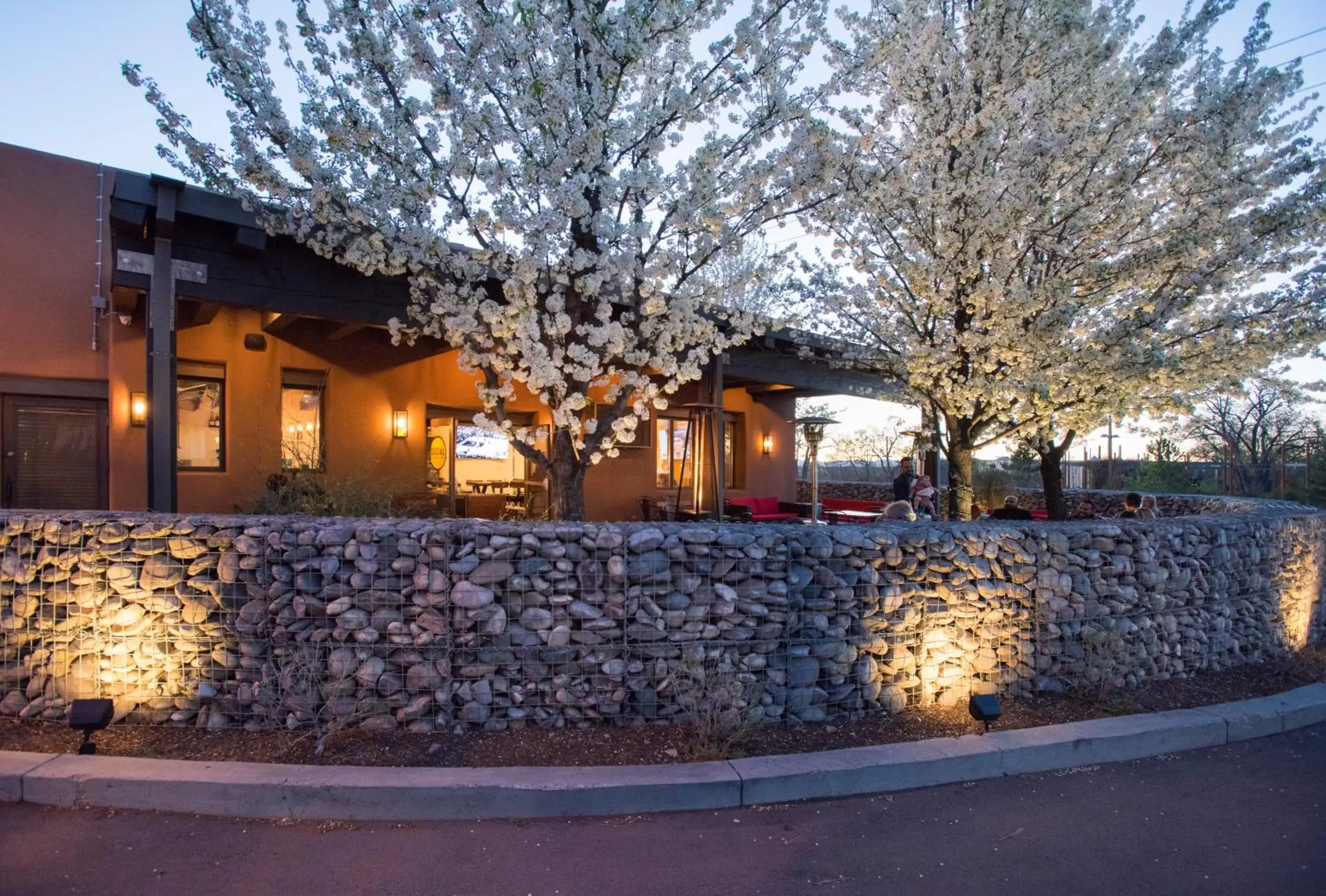 Patio, Property Building in The Sage Hotel