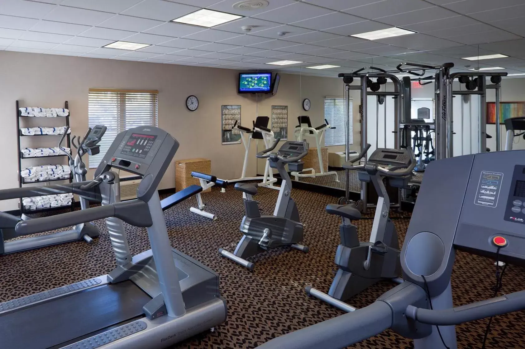 Fitness centre/facilities in Holiday Inn Express Hotel & Suites Saginaw, an IHG Hotel