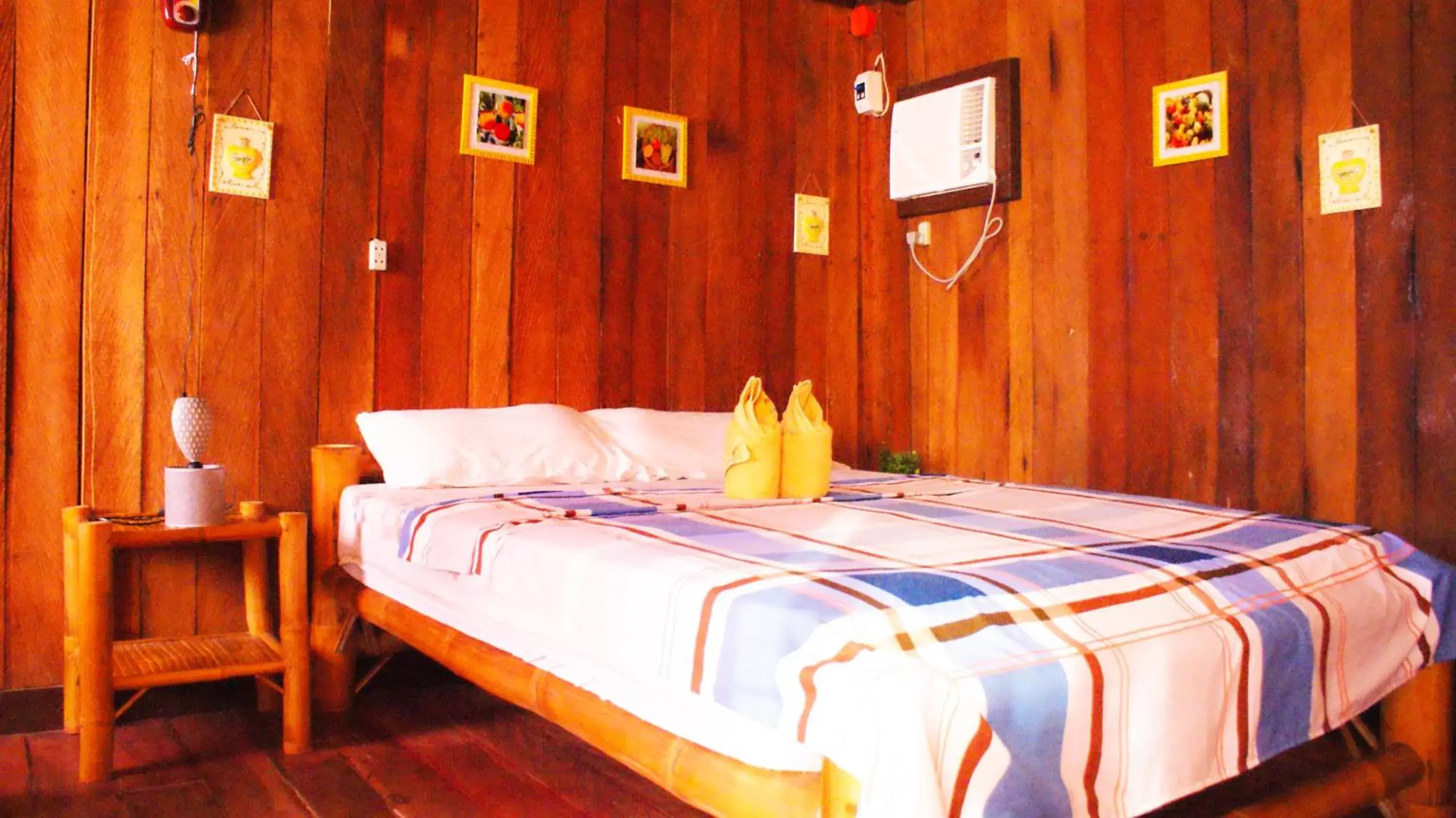 Bed in MLK Bamboo Beachhouse