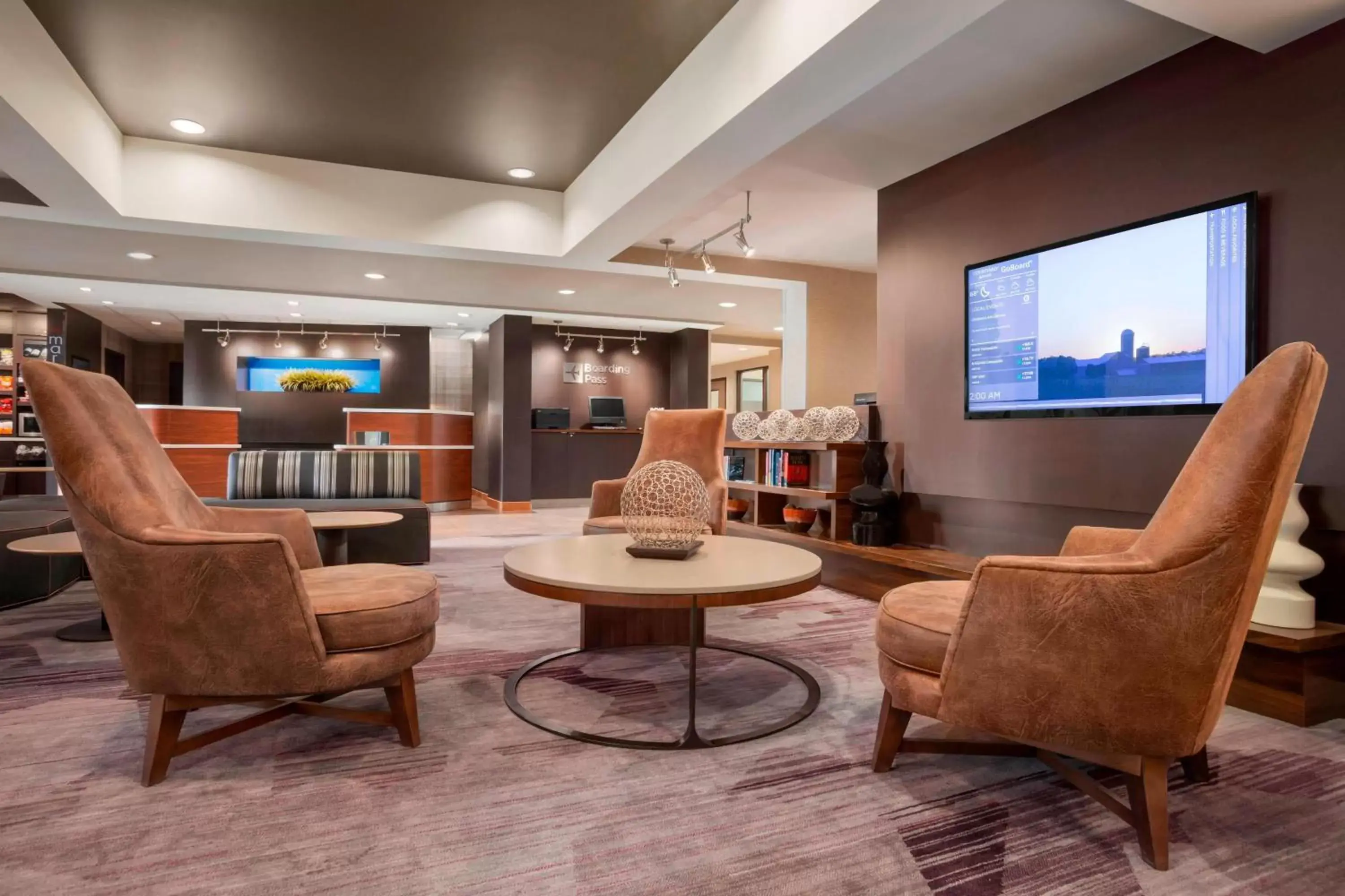 Lobby or reception, Seating Area in Courtyard by Marriott Springfield