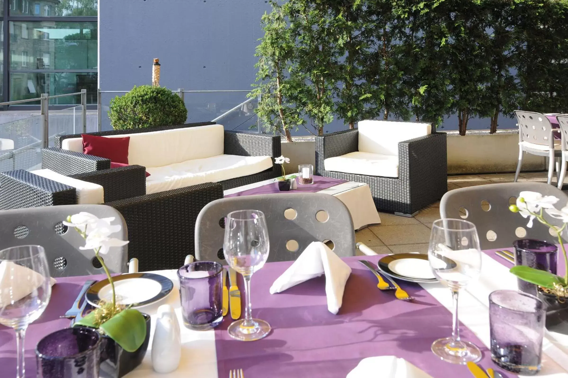 Balcony/Terrace, Restaurant/Places to Eat in Leonardo Boutique Hotel Rigihof Zurich