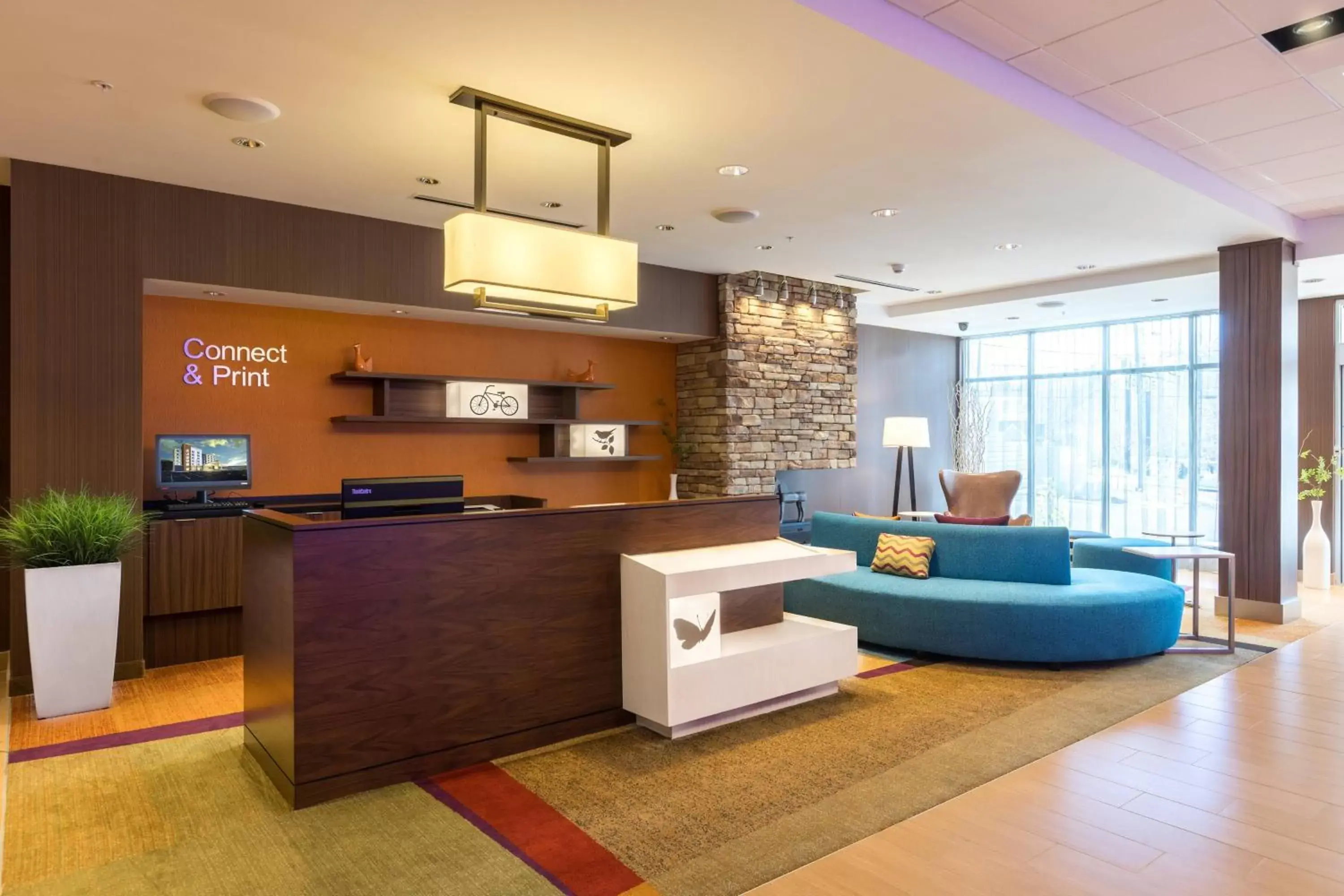 Business facilities, Lobby/Reception in Fairfield Inn & Suites by Marriott Asheville Tunnel Road