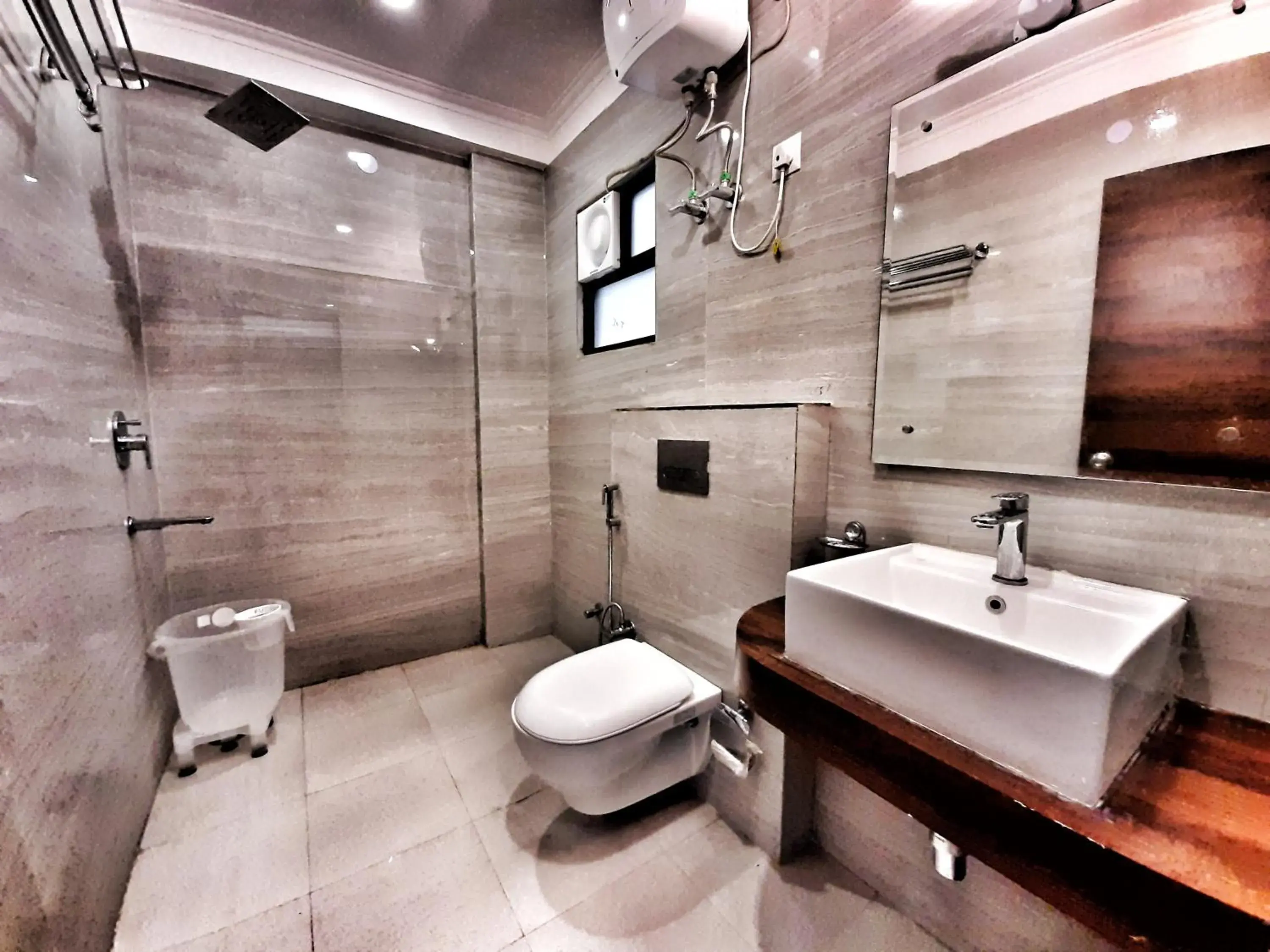 Shower, Bathroom in Hotel Aerocity Purple Orchid