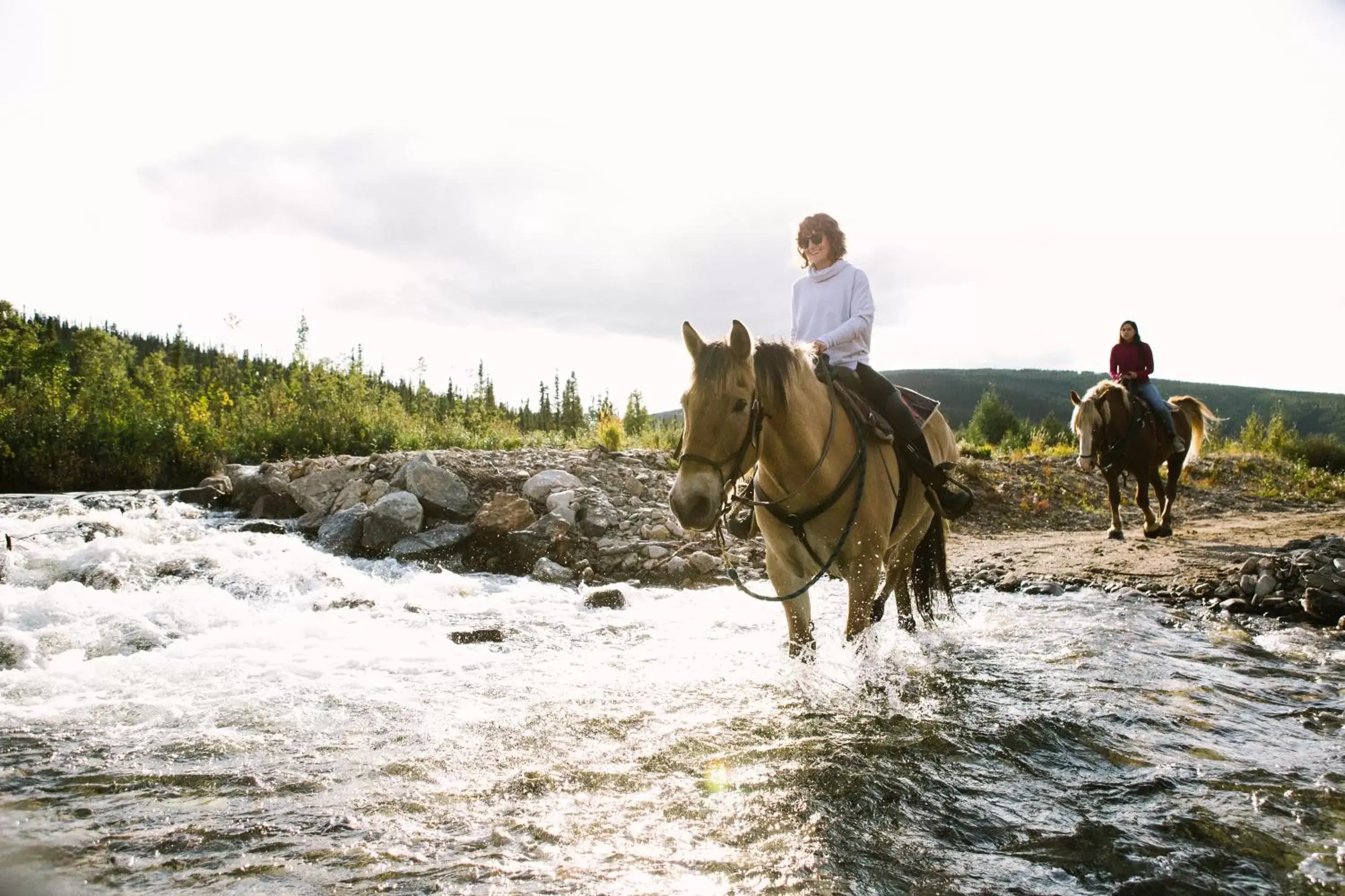 Day, Horseback Riding in Chena Hot Springs Resort