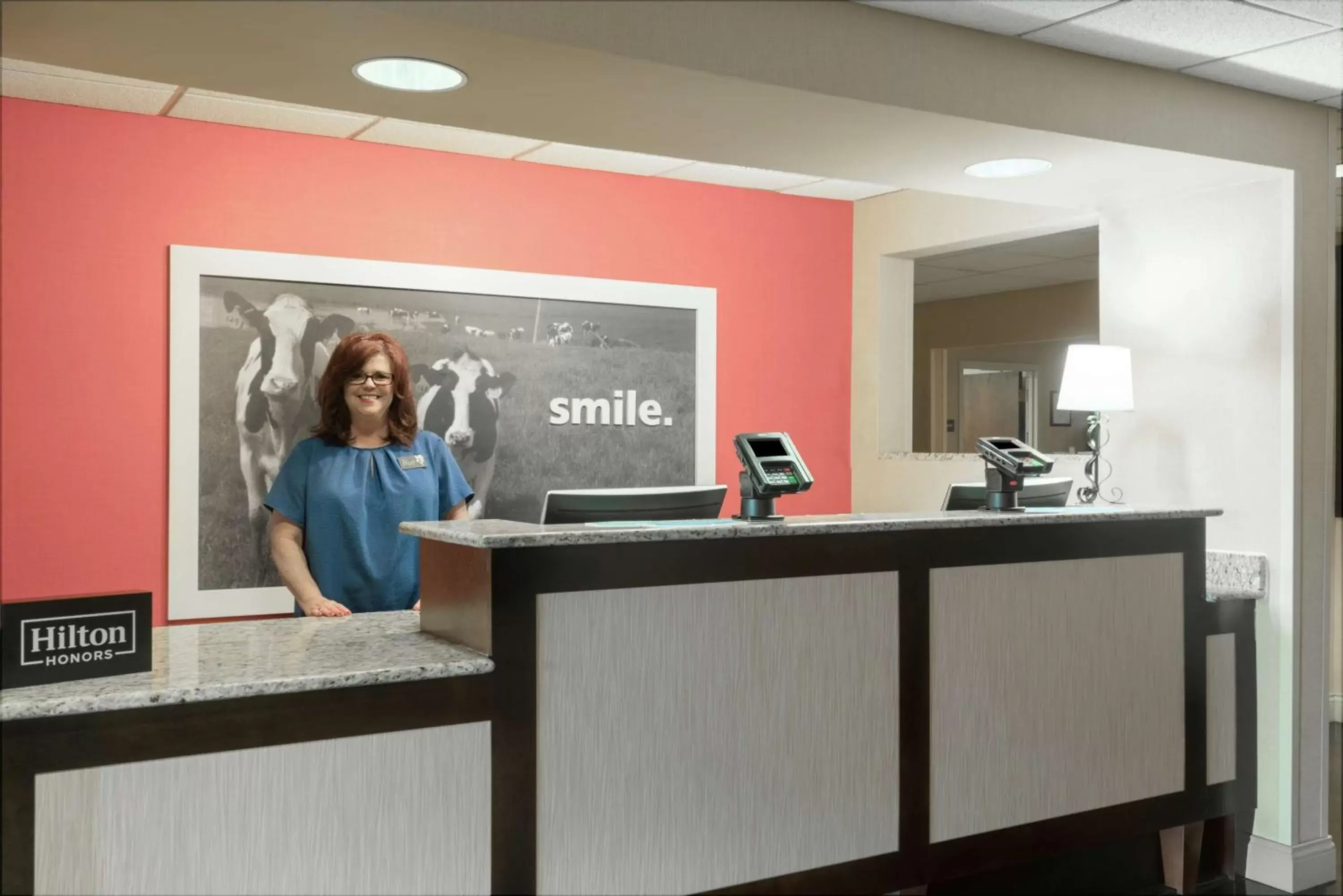 Lobby or reception in Hampton Inn Corydon Lobby or reception in Hampton Inn Corydon