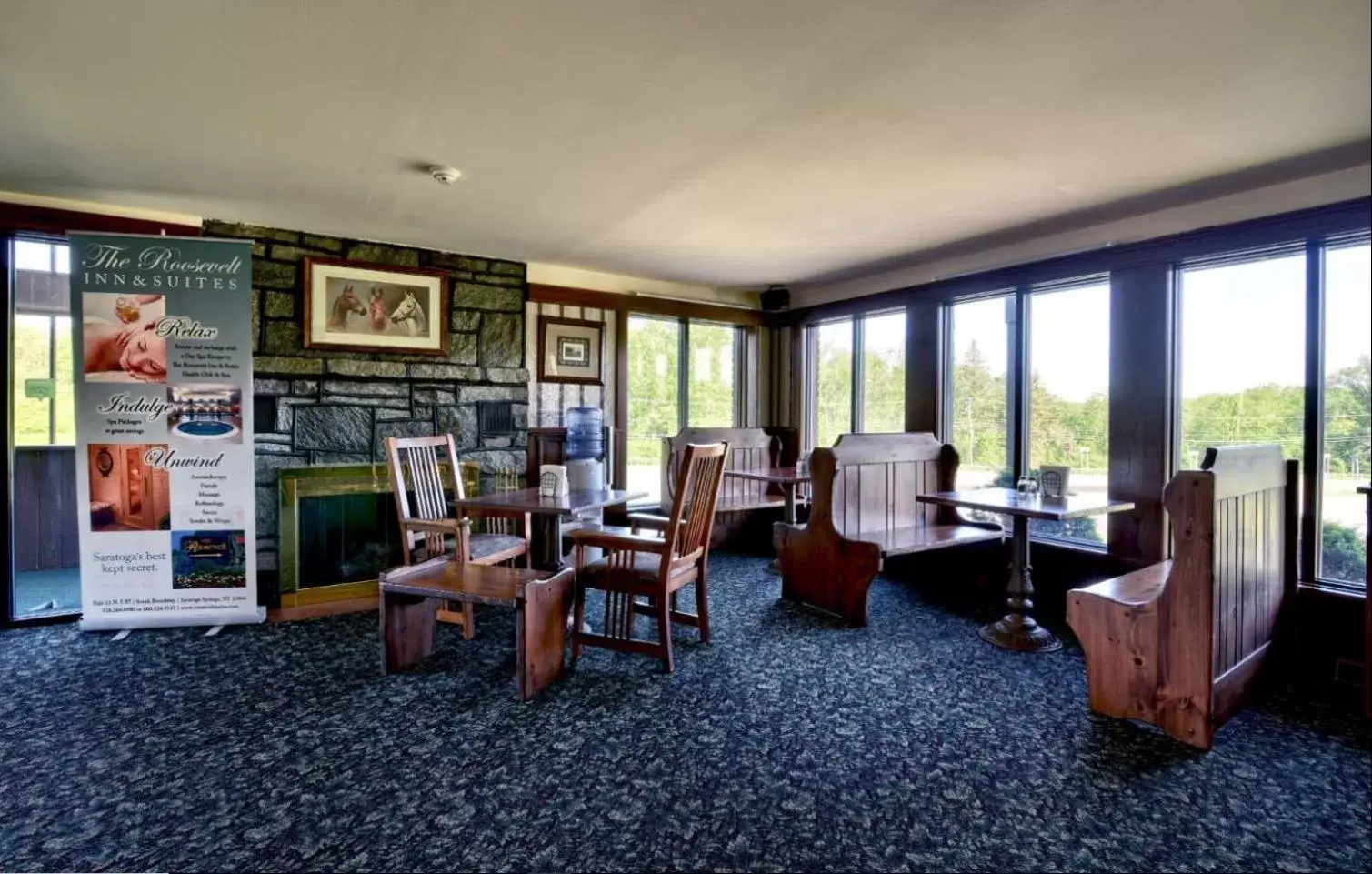 Continental breakfast in Roosevelt Inn & Suites Saratoga Springs