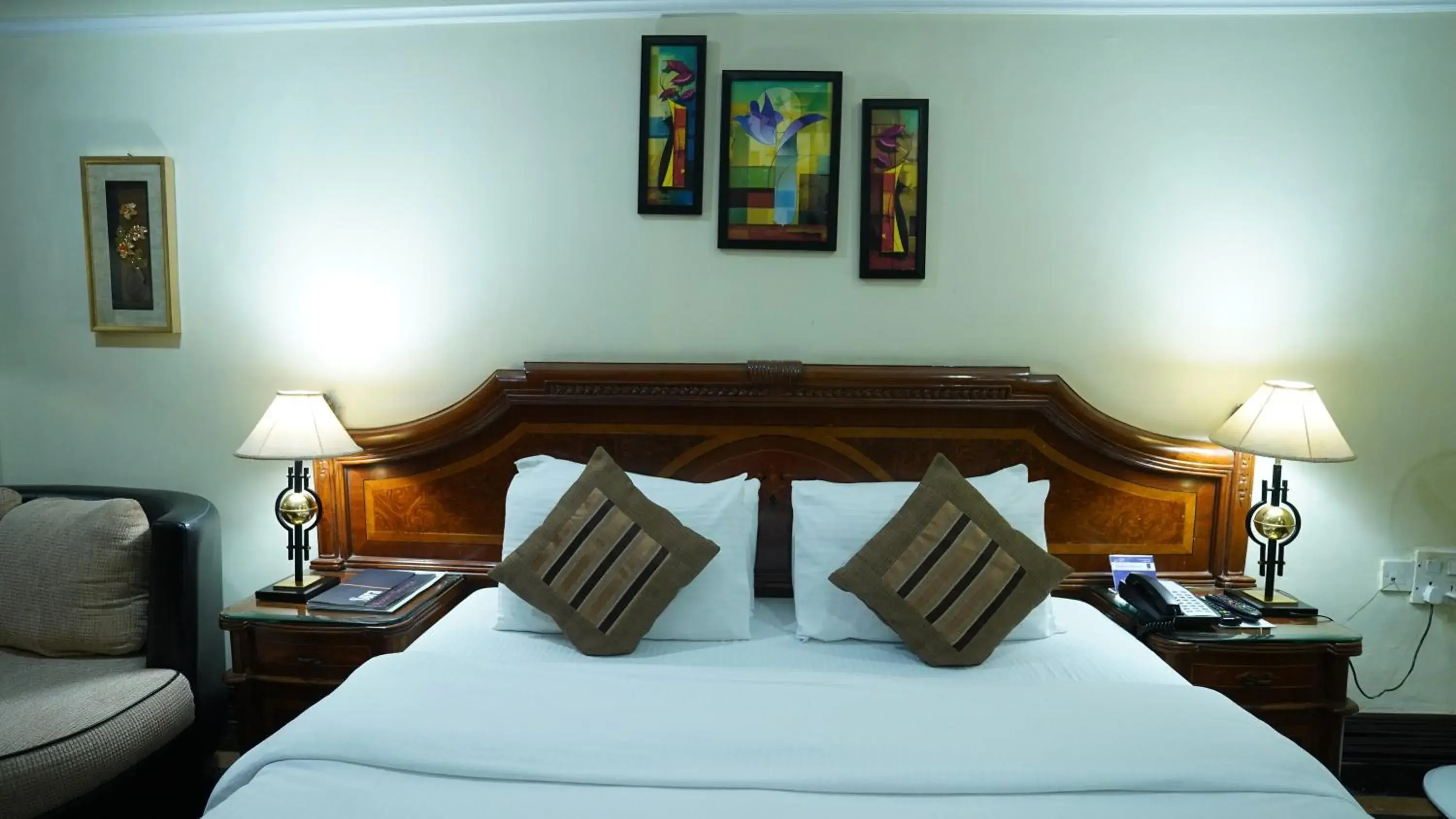 Bed in Empires Hotel