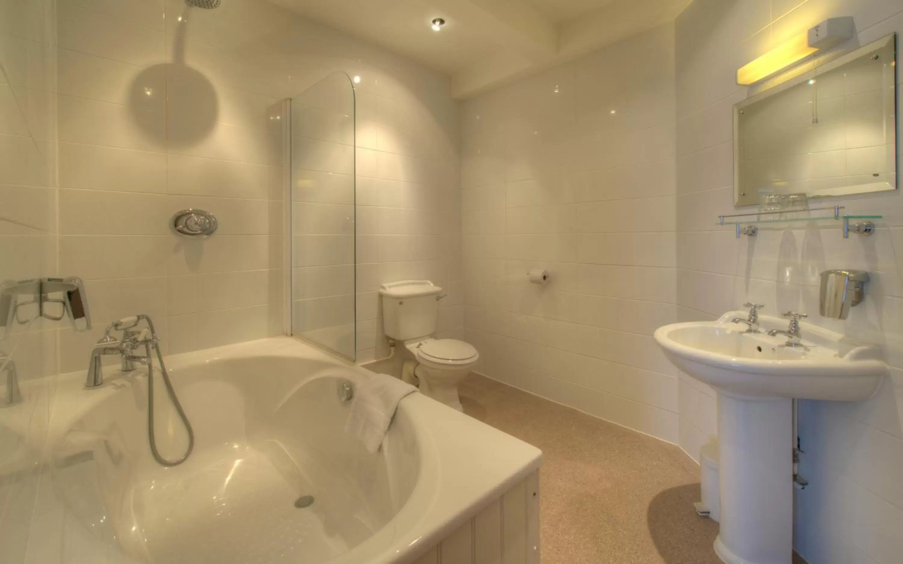 Bathroom in Wheatsheaf Hotel by Chef & Brewer Collection