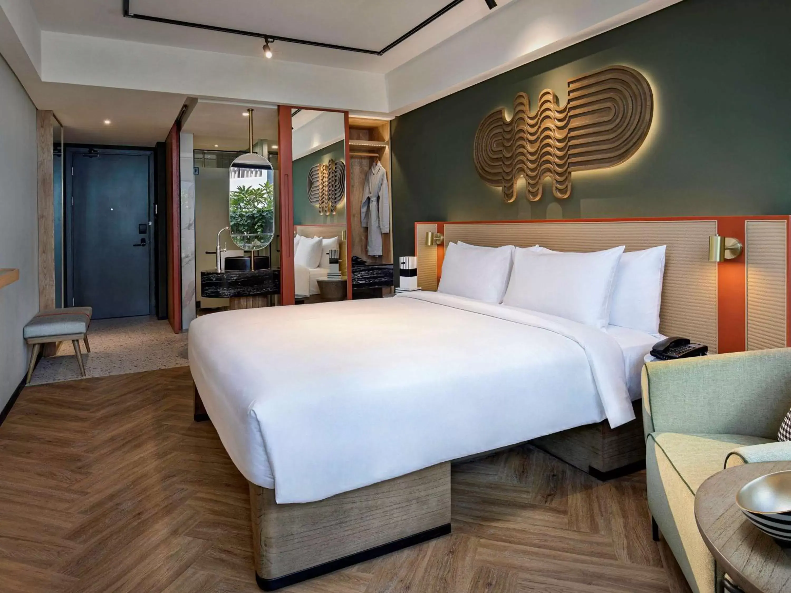 Bedroom, Bed in Tribe Bali Kuta Beach