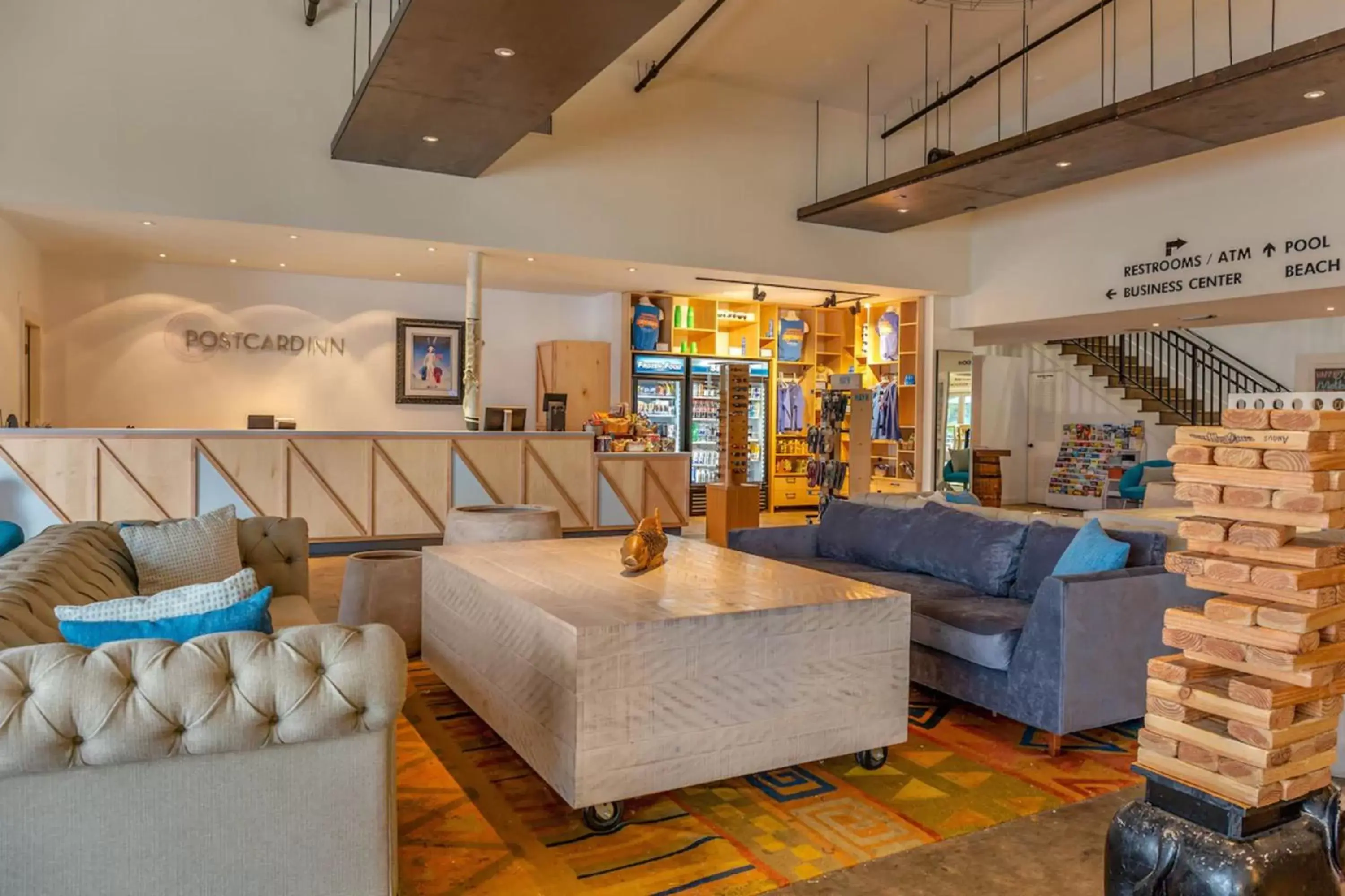 Lobby or reception in Postcard Inn On The Beach Lobby or reception in Postcard Inn On The Beach