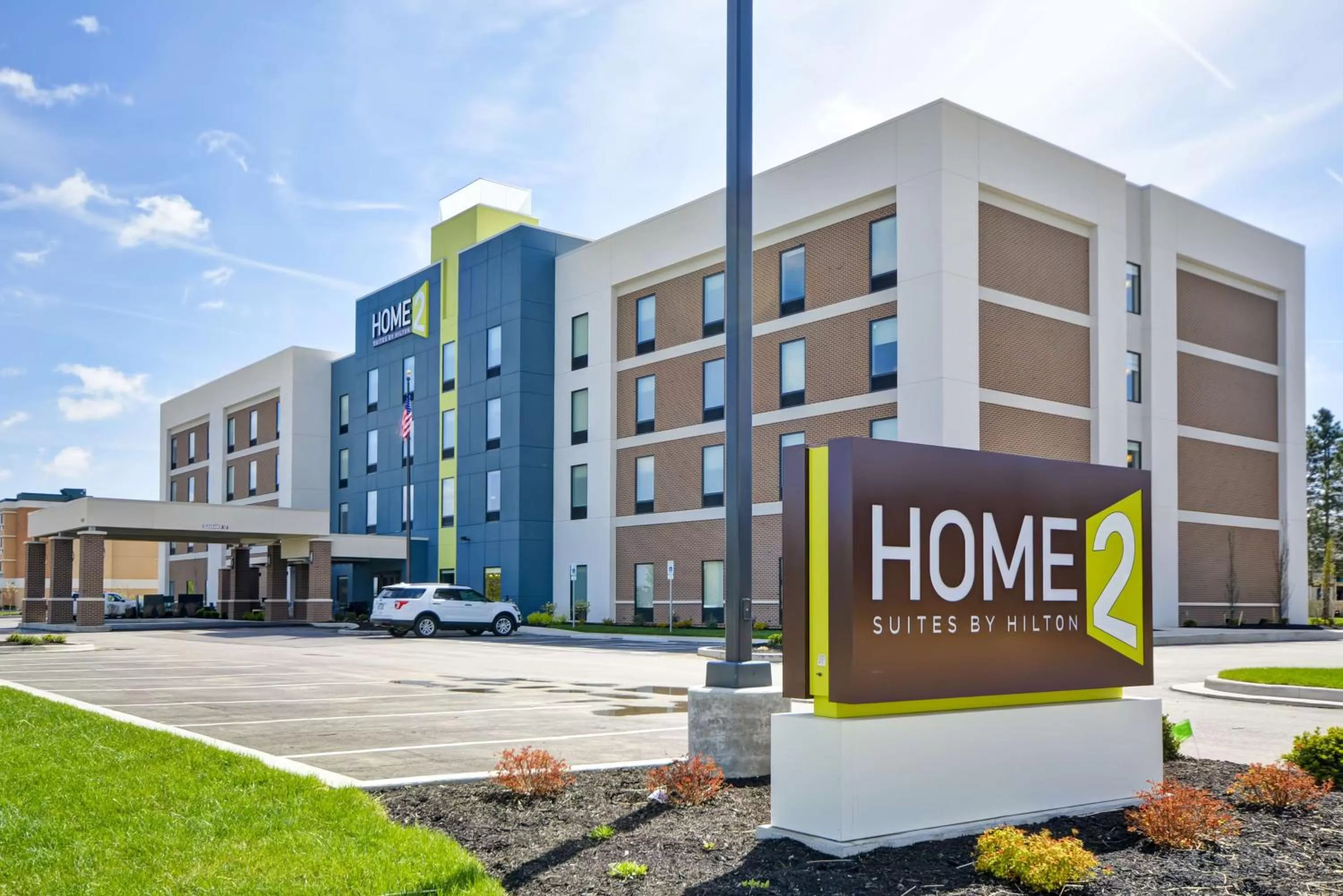 Property building in Home2 Suites By Hilton Evansville