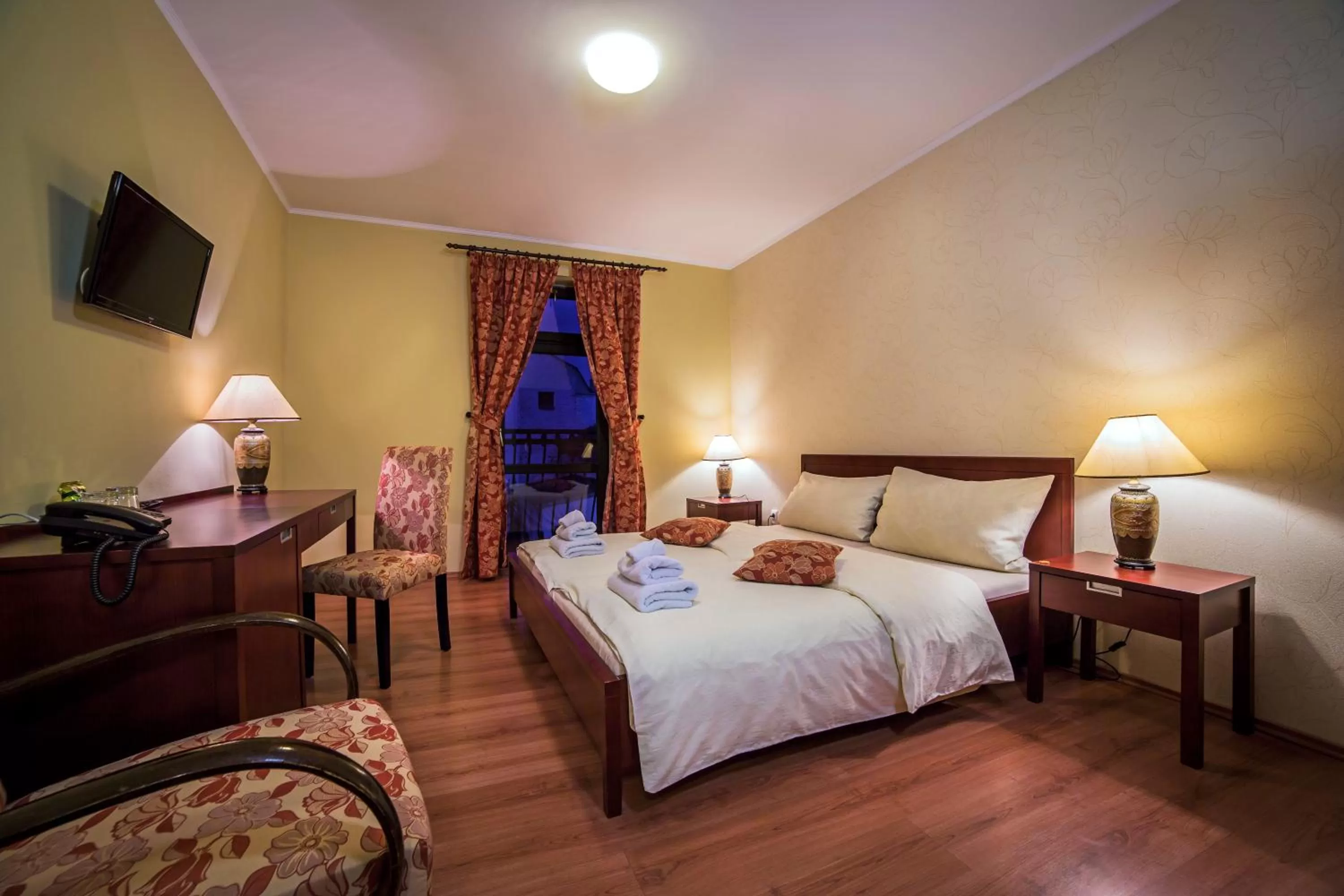 TV and multimedia, Bed in Eco Friendly Hotel Dália