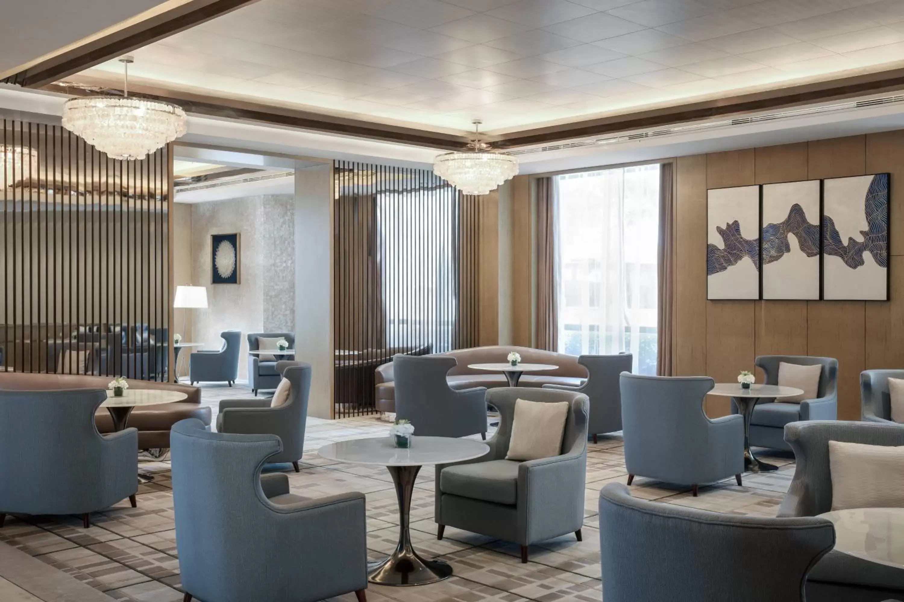 Lobby or reception, Lounge/Bar in Courtyard by Marriott Shanghai Changfeng Park