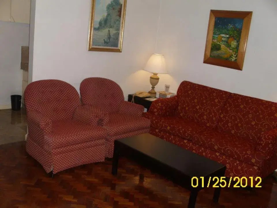 Seating Area in Lourdes Suites