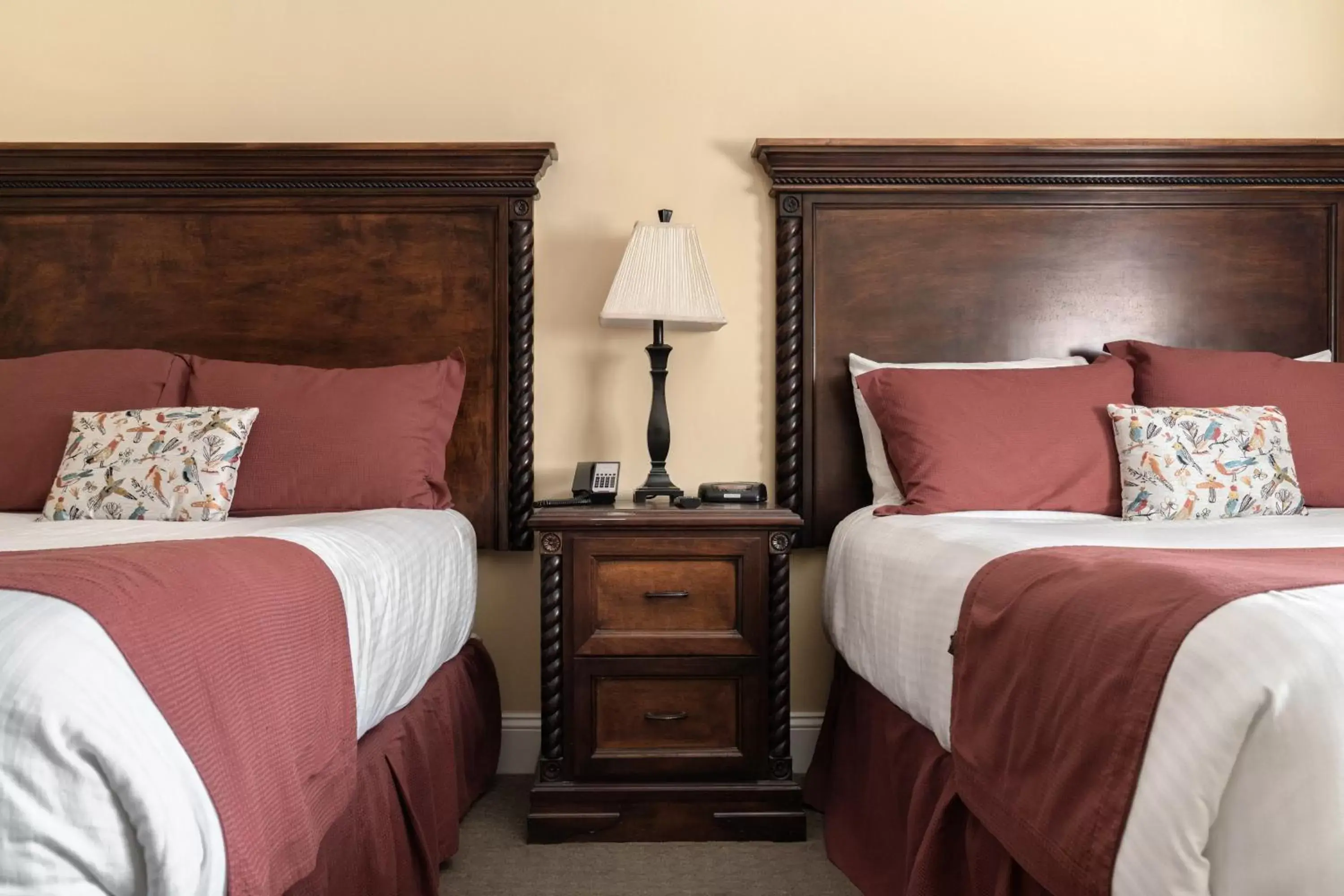 Bed in Historic Sonora Inn
