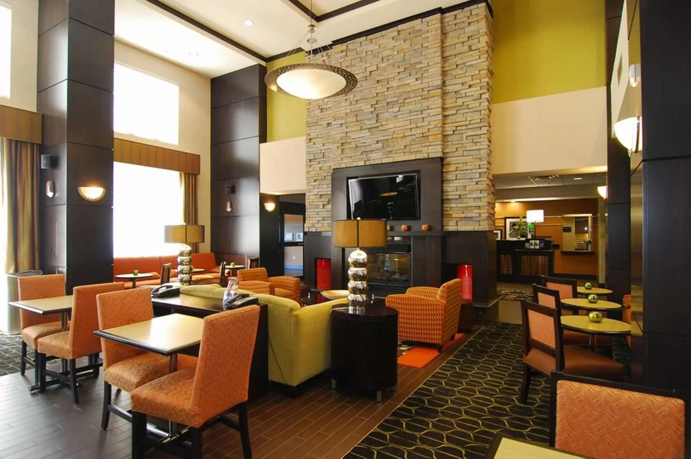 Lobby or reception, Restaurant/Places to Eat in Hampton Inn and Suites Tulsa/Catoosa