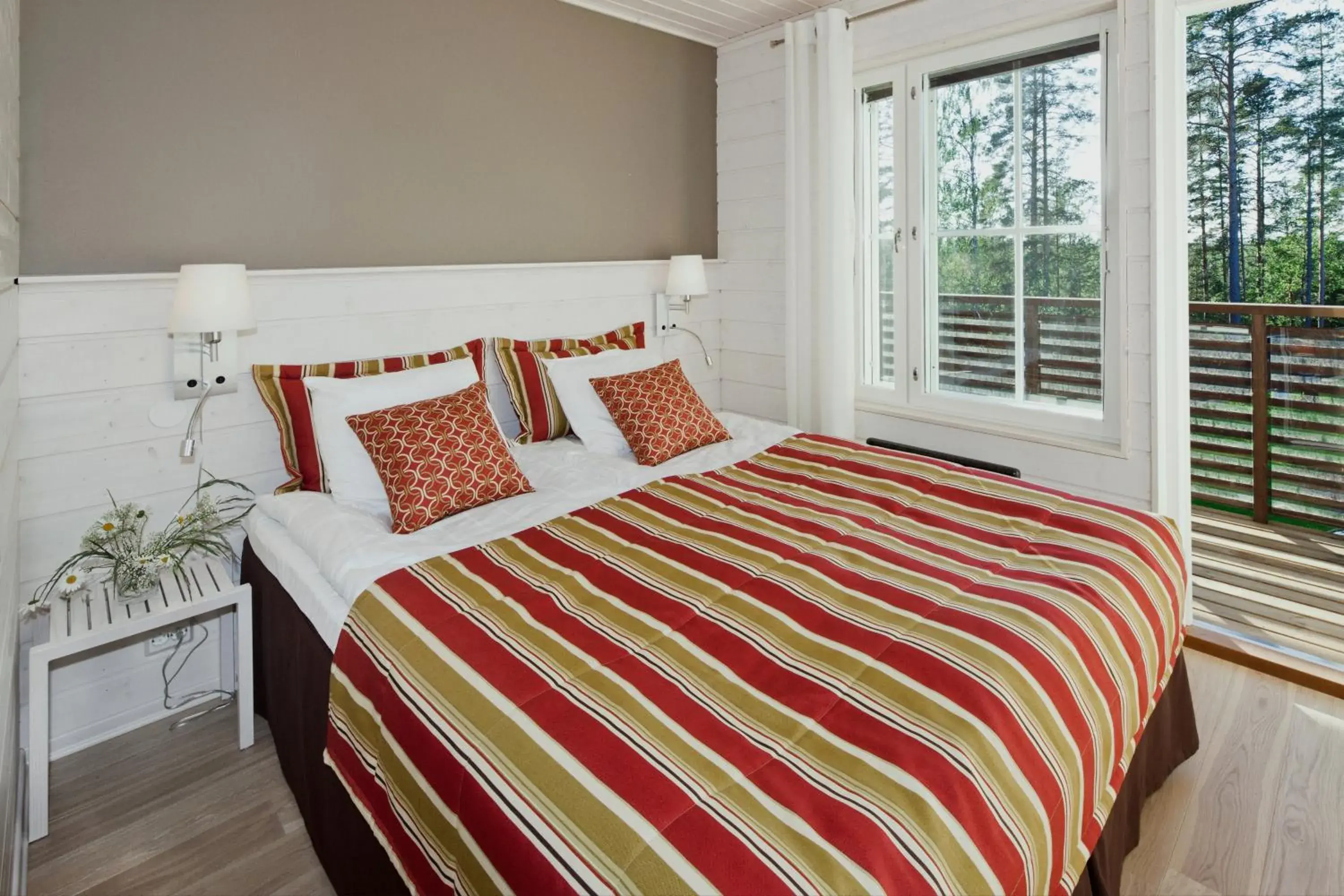 Bed in Holiday Club Saimaa Apartments Bed in Holiday Club Saimaa Apartments