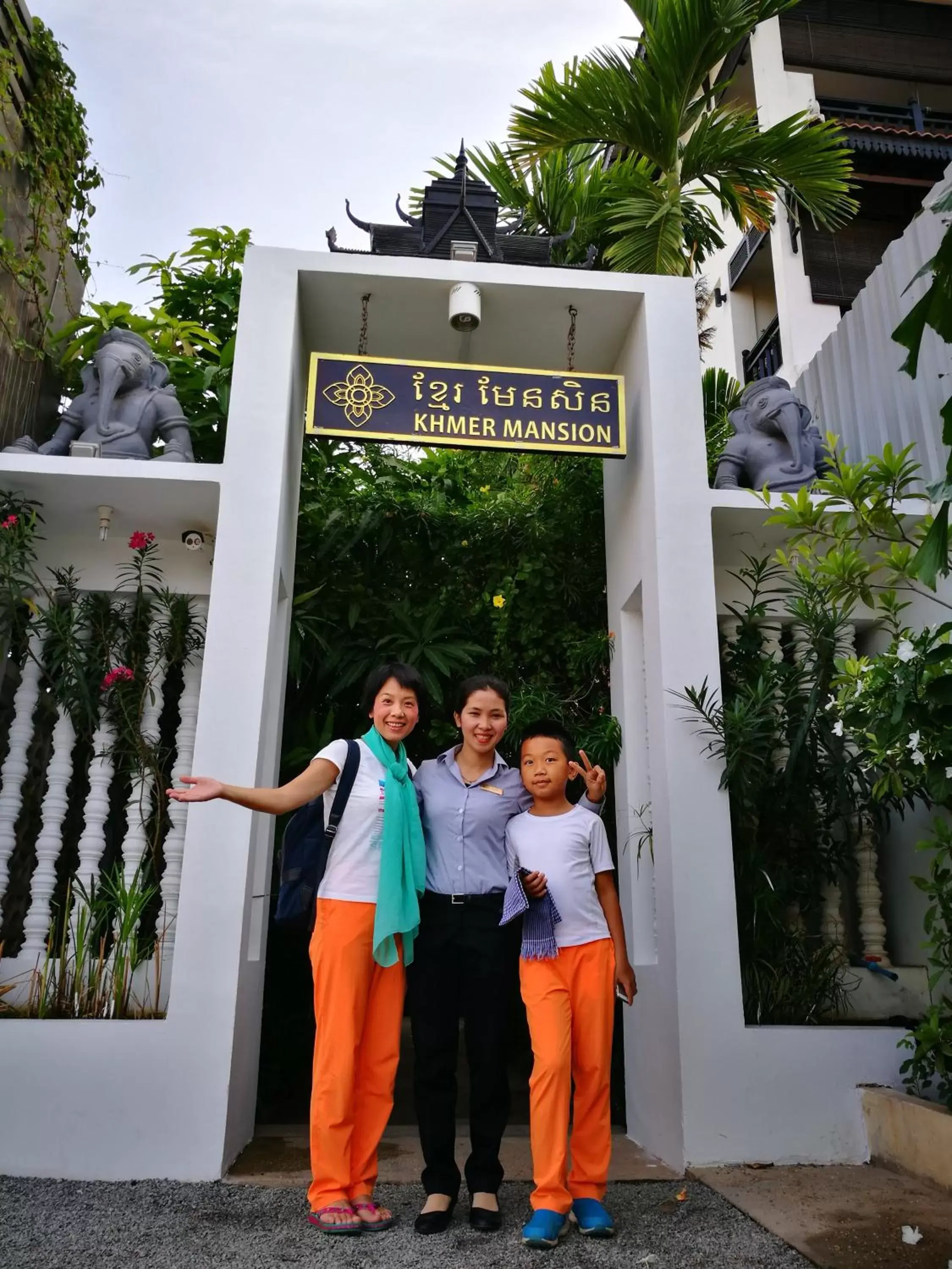 Balcony/Terrace in Khmer Mansion Boutique Hotel