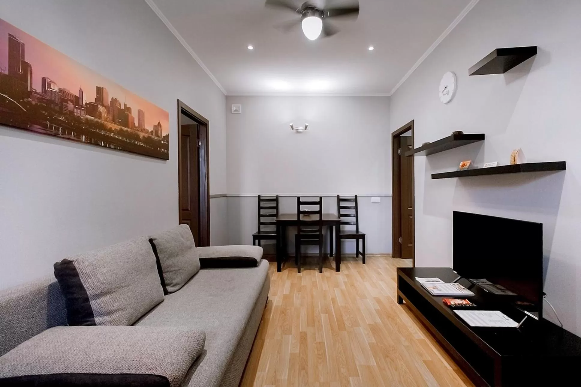 TV and multimedia in RIGAAPARTMENT SONADA Family Aparthotel - Private Parking