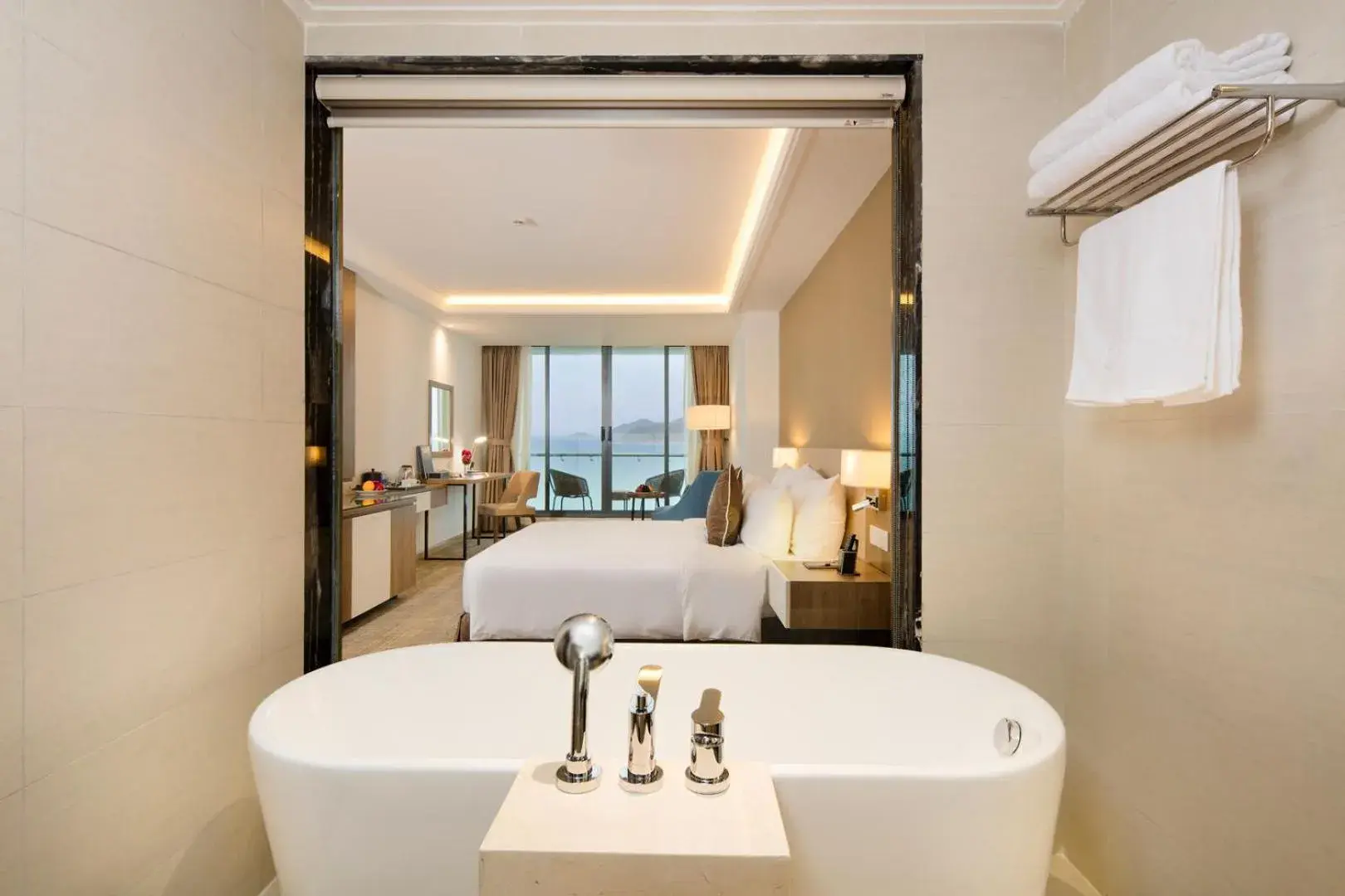 Photo of the whole room, Bathroom in Asteria Comodo Nha Trang Hotel